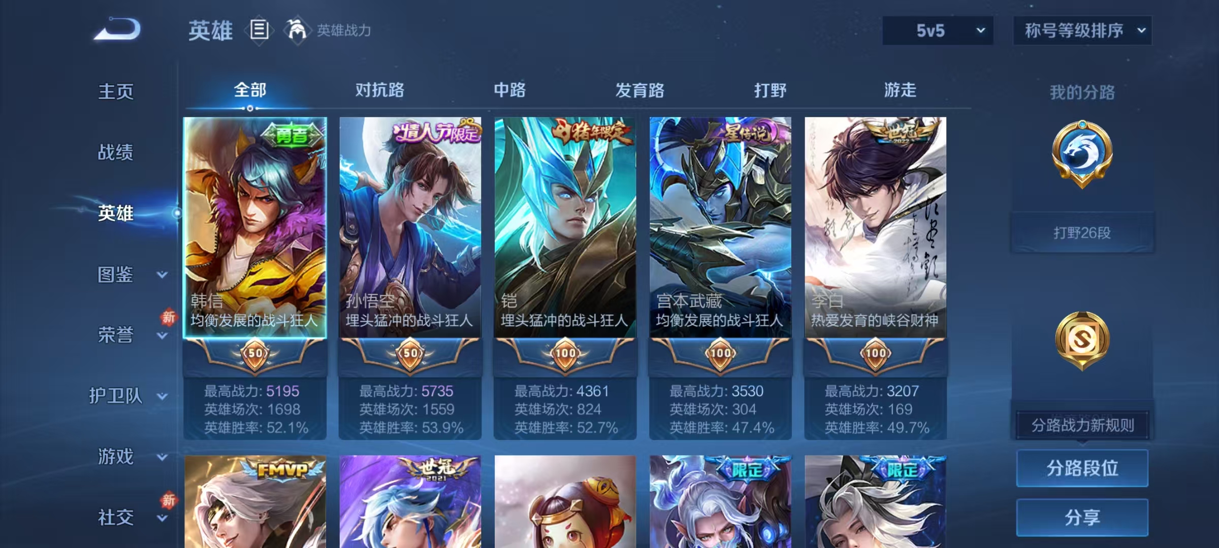 WZCMW476752王者荣耀账号详情图3