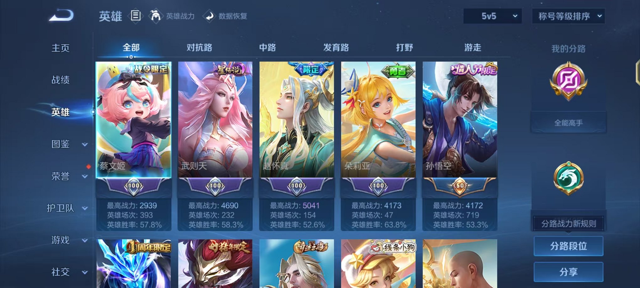 WZCMW490551王者荣耀账号详情图3