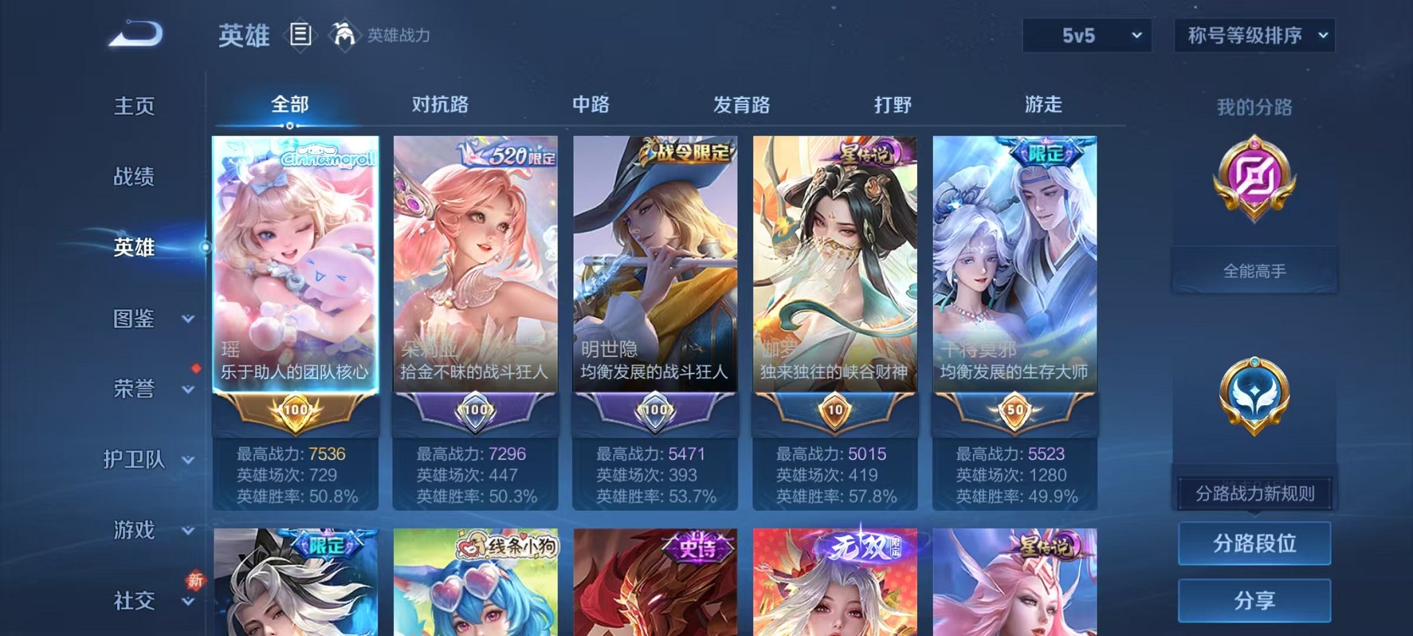 WZCMW493048王者荣耀账号详情图2