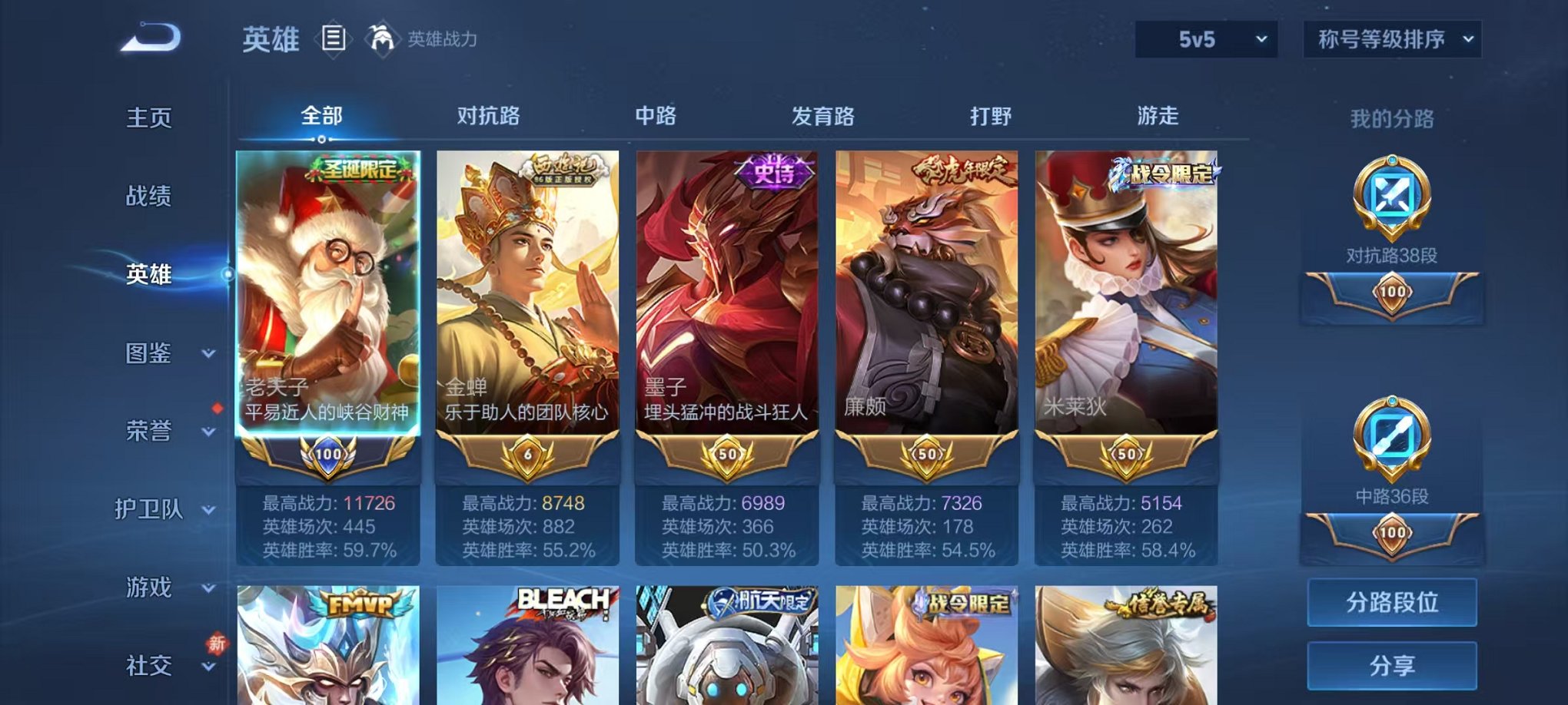 WZCMW492993王者荣耀账号详情图2