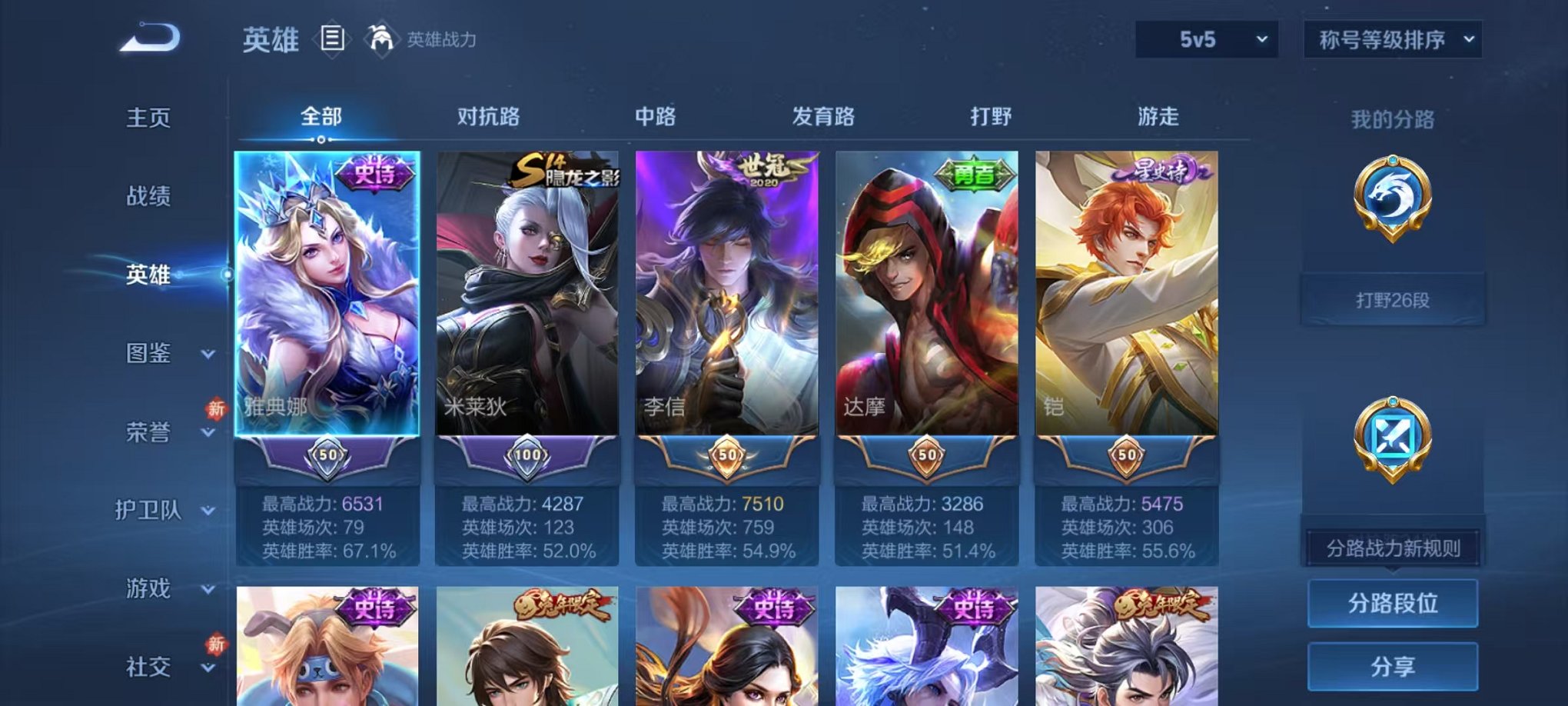 WZCMW4126147王者荣耀账号详情图3