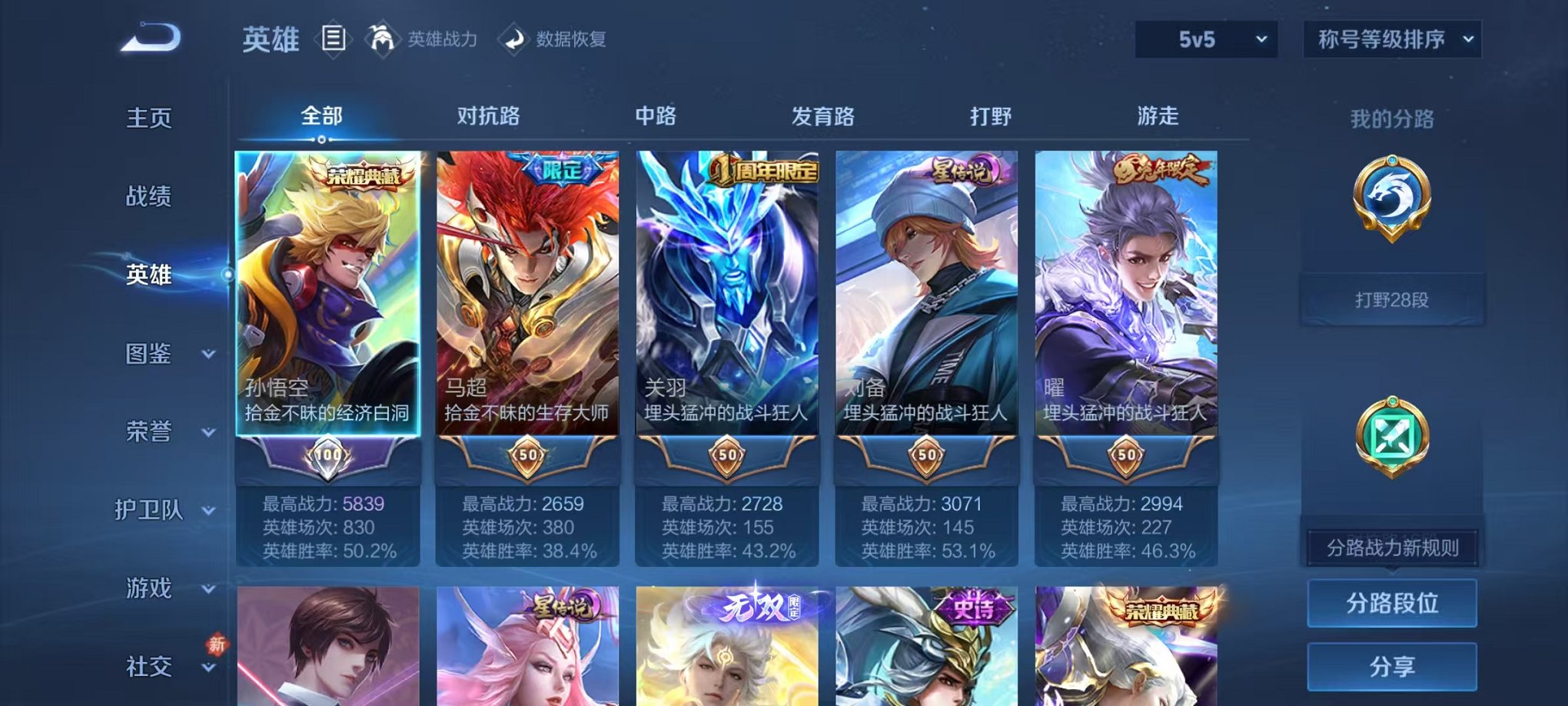 WZCMW496964王者荣耀账号详情图2