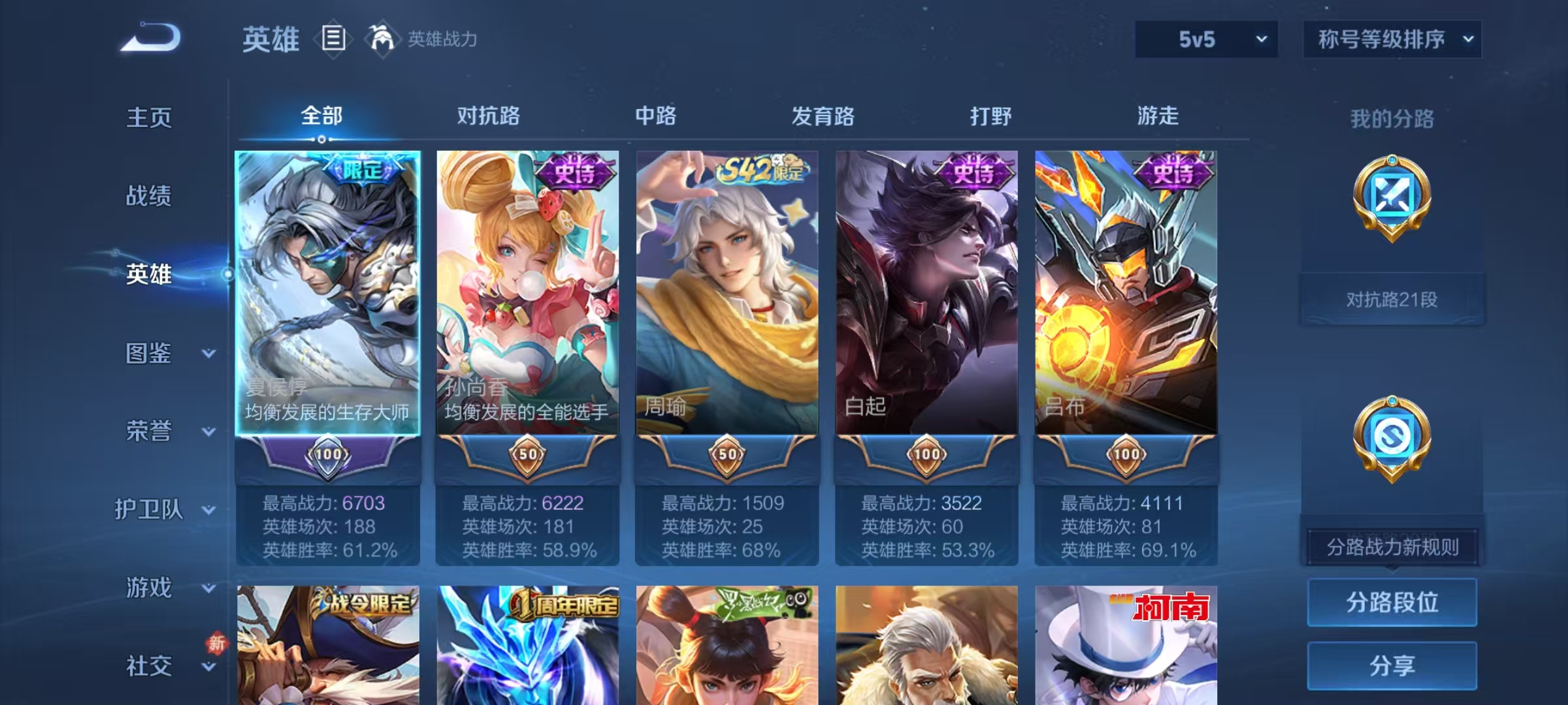 WZCMW4127088王者荣耀账号详情图4