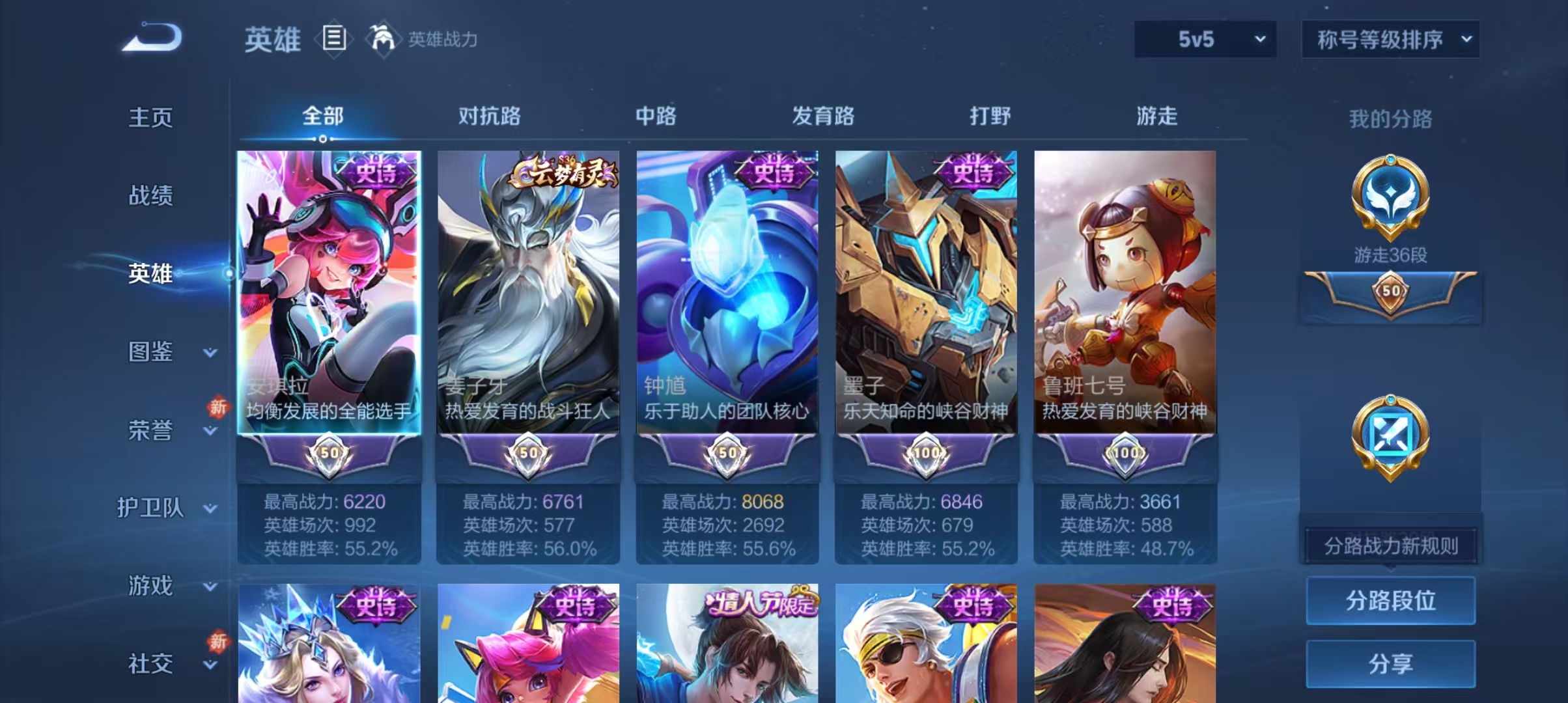 WZCMW4127339王者荣耀账号详情图3