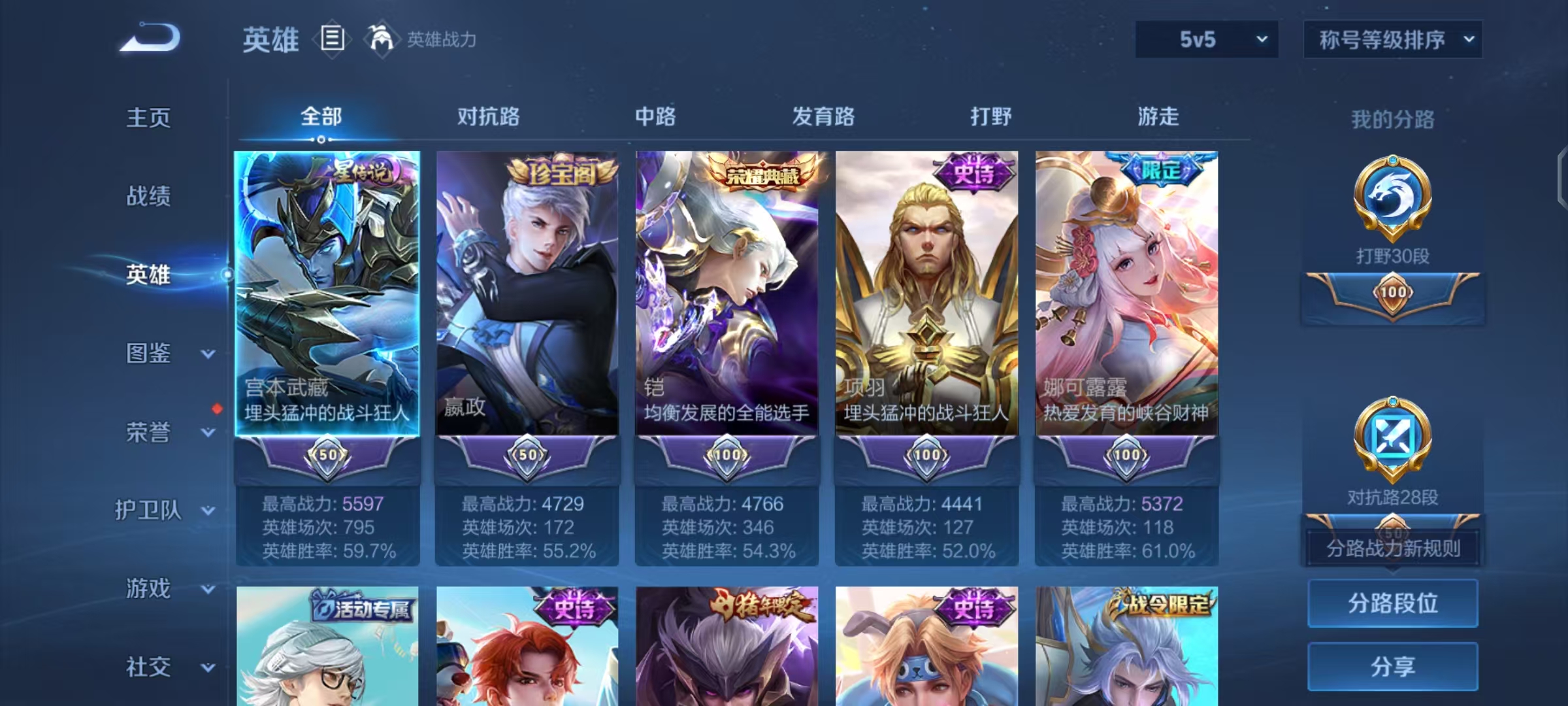 WZCMW4118704王者荣耀账号详情图4