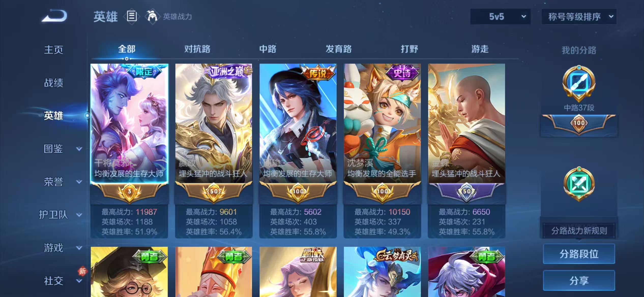 WZCMW4122613王者荣耀账号详情图3