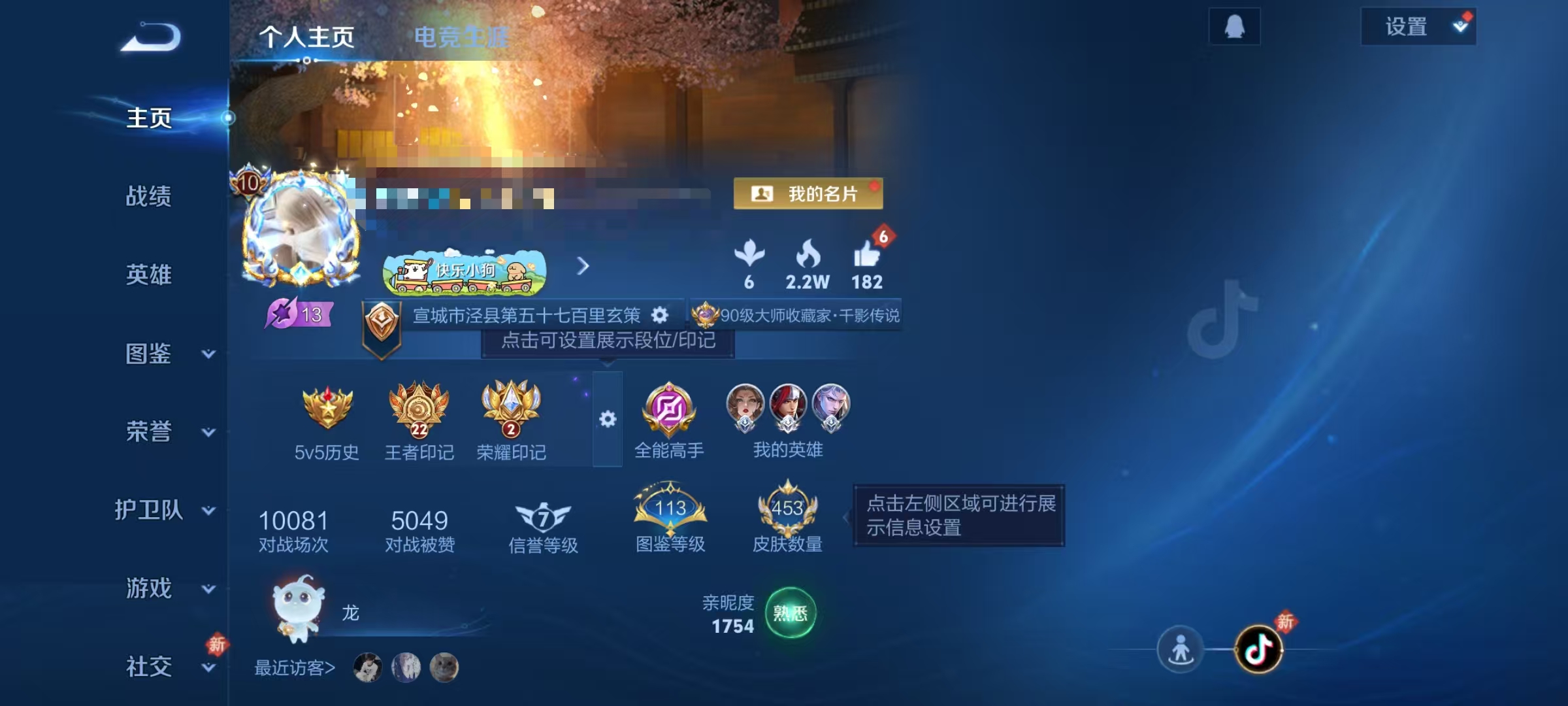 王者荣耀账号安卓QQ125英雄-453皮肤-【V10 453皮肤2水晶4无双5星元45传说2天幕可秒换绑】安卓QQ-12