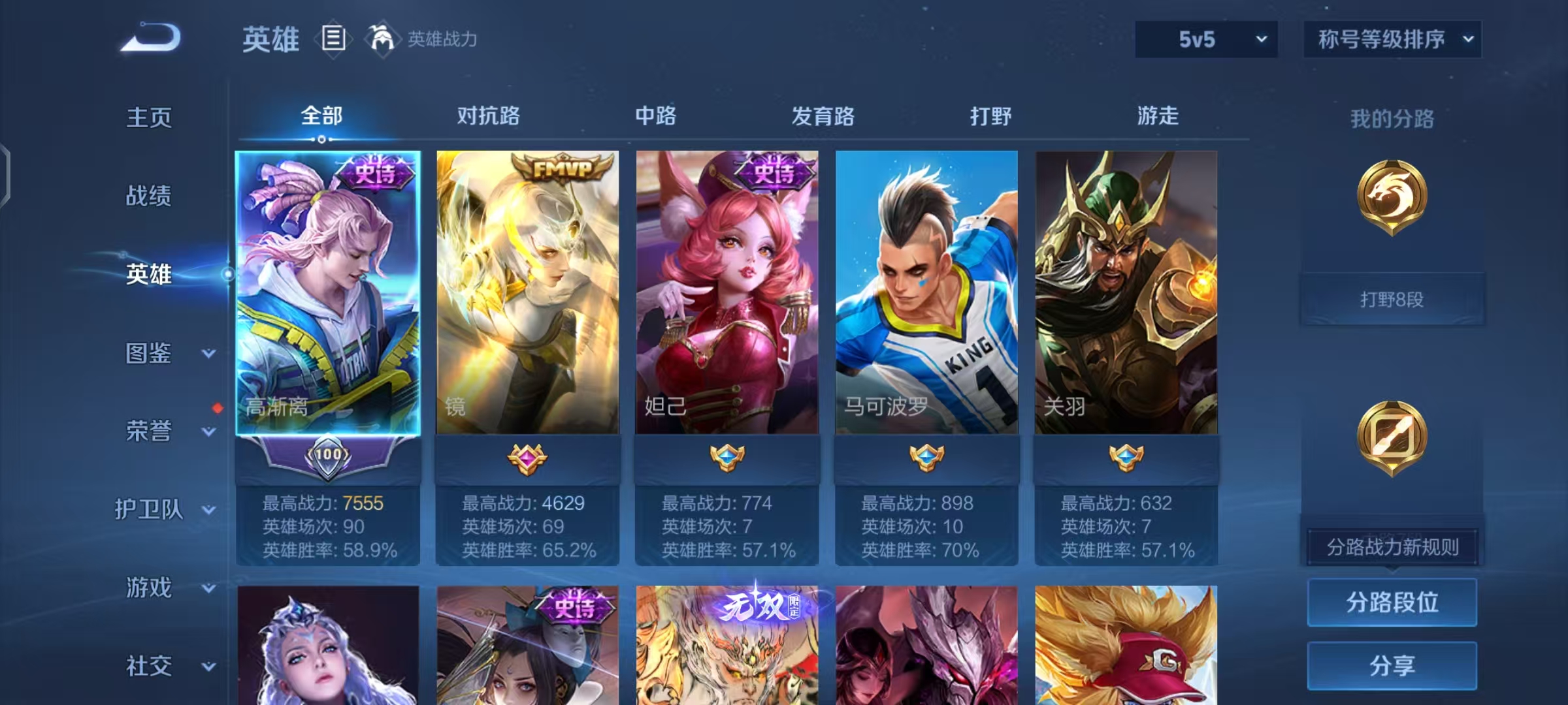 WZCMW4132154王者荣耀账号详情图3