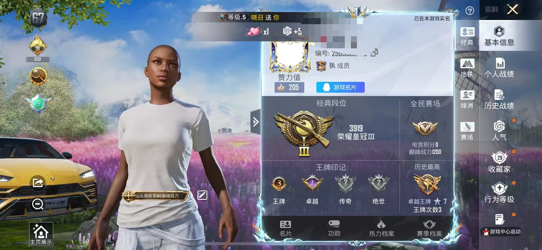 HPCMW470934和平精英账号详情图2