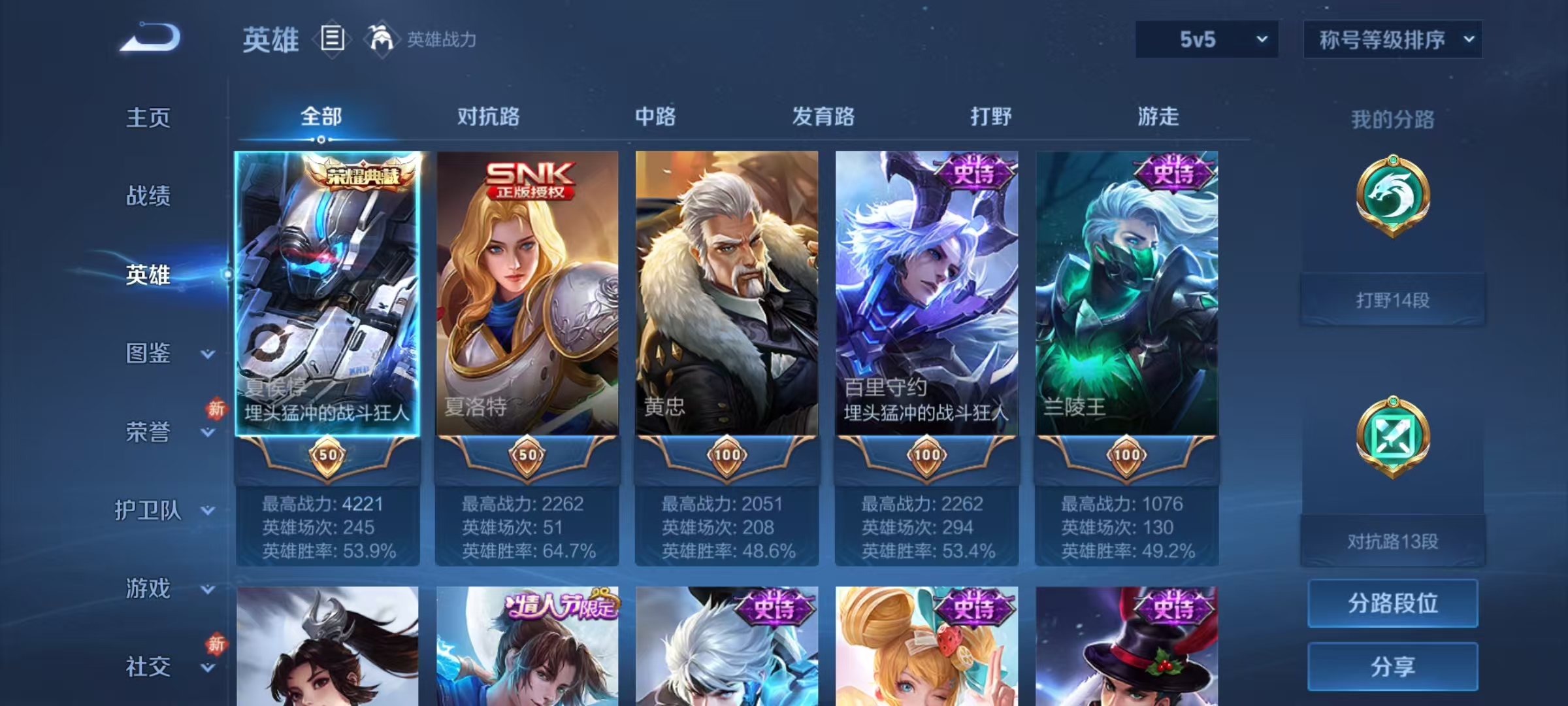 WZCMW4132290王者荣耀账号详情图3