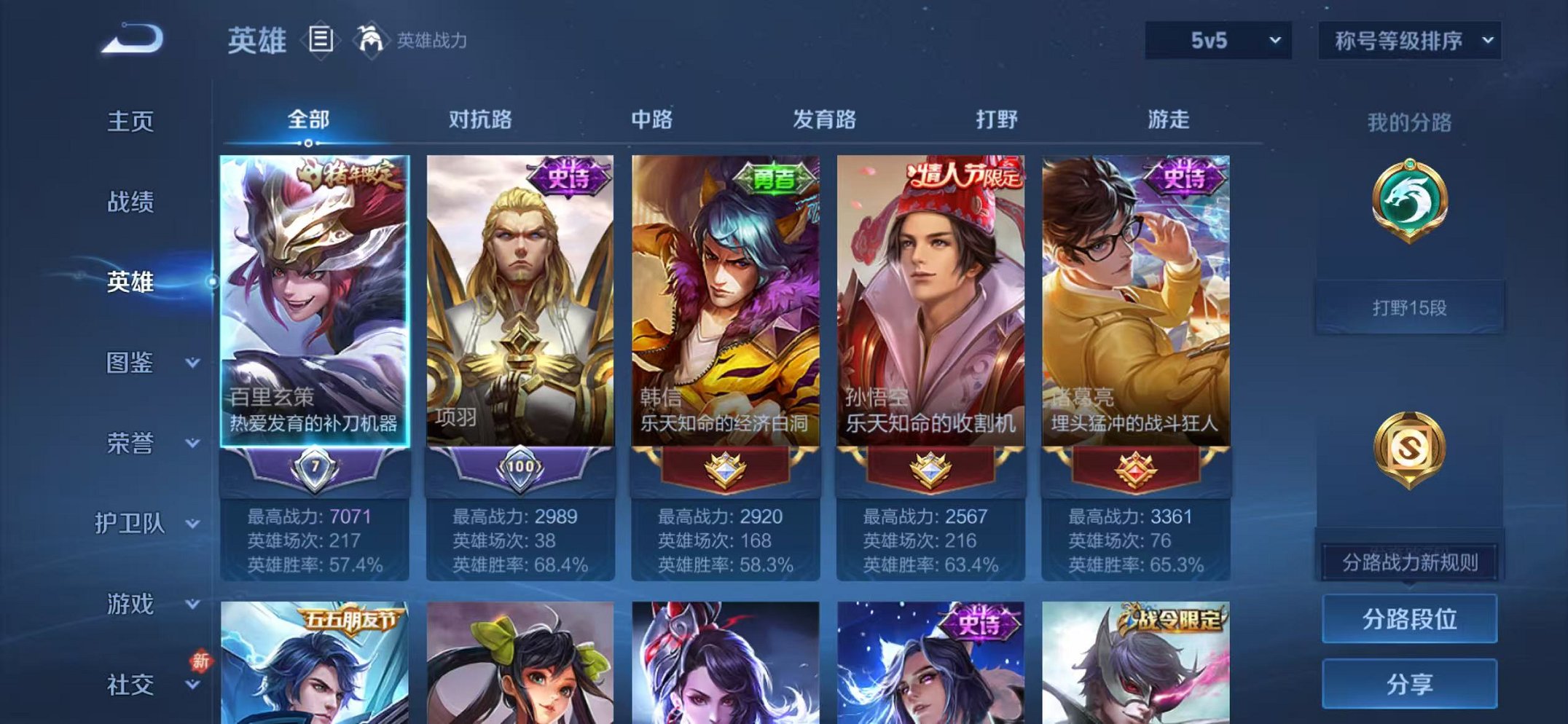 WZCMW4137295王者荣耀账号详情图2