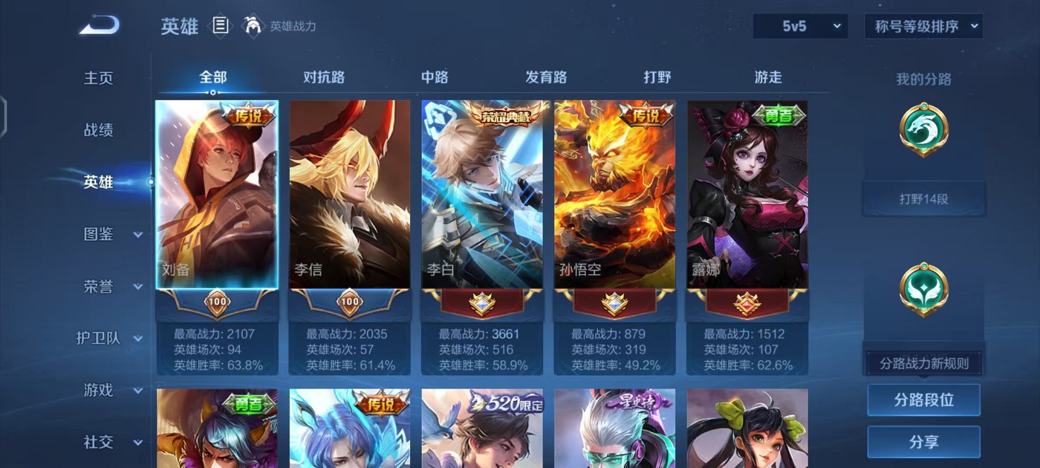 WZCMW4154710王者荣耀账号详情图2