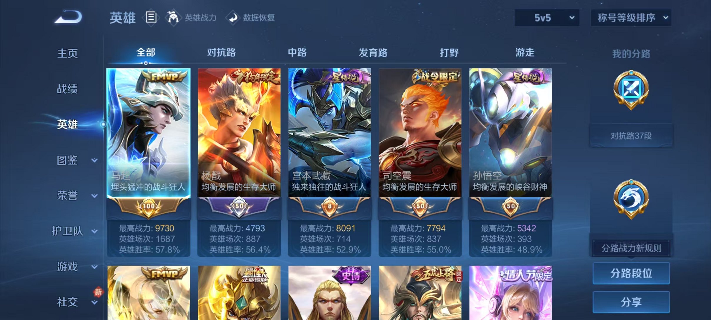 WZCMW4189654王者荣耀账号详情图2