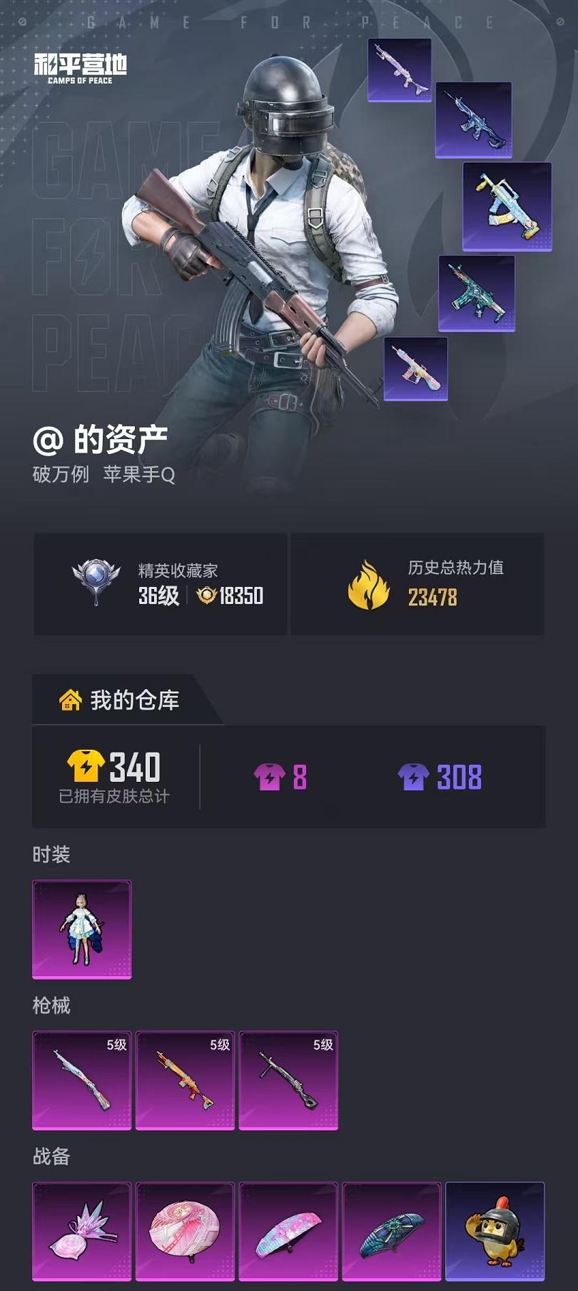 HPLX4156928和平精英账号详情图2