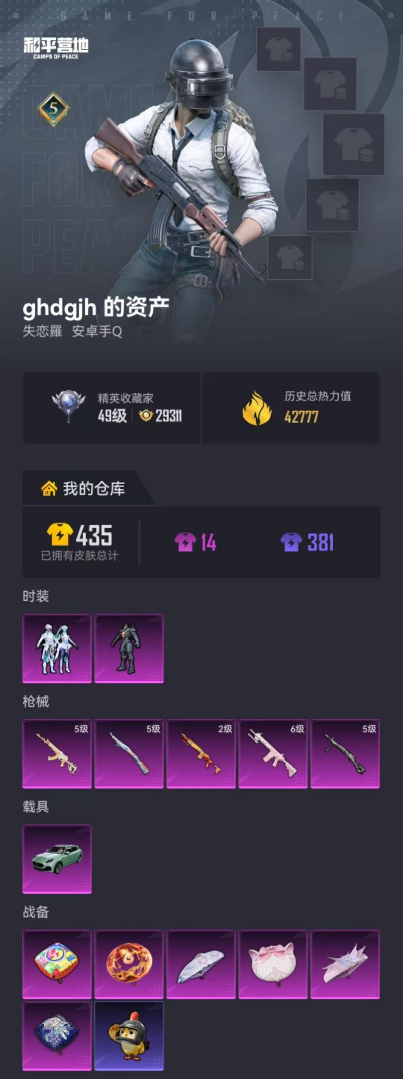 HPLX4156742和平精英账号详情图18