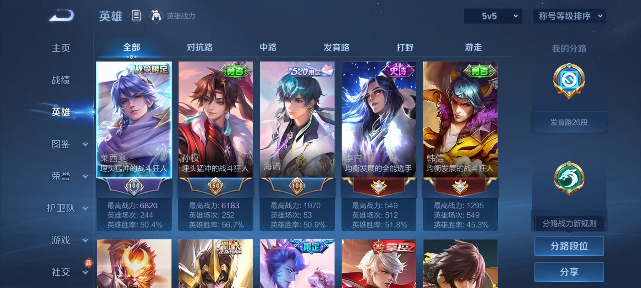 WZLX4273807王者荣耀账号详情图2