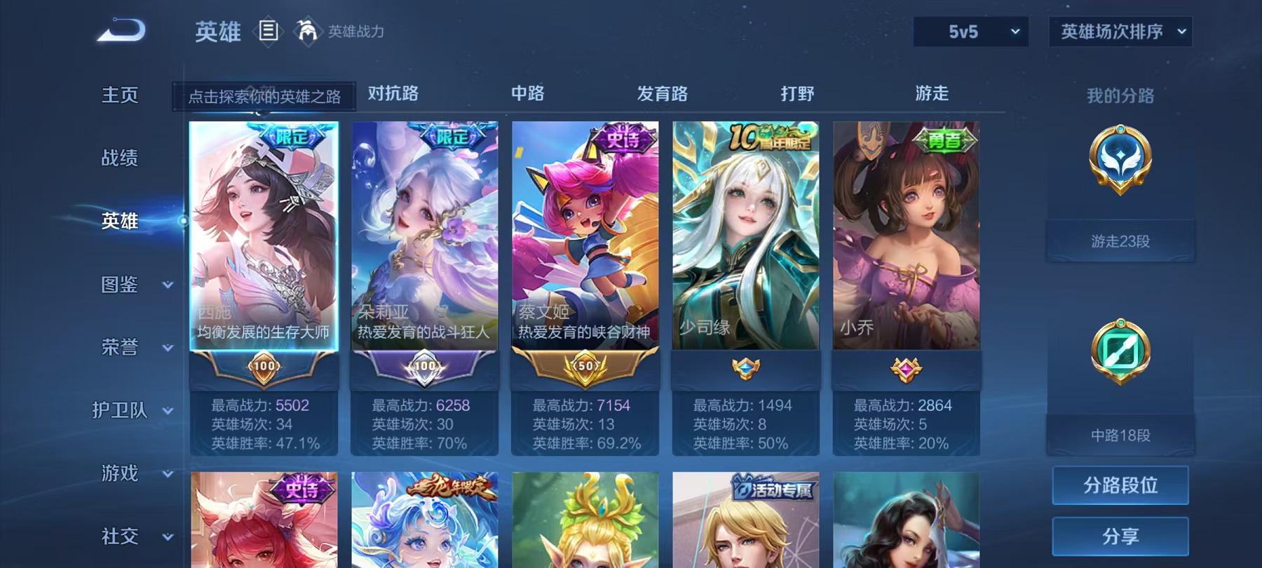 WZLX4279128王者荣耀账号详情图2