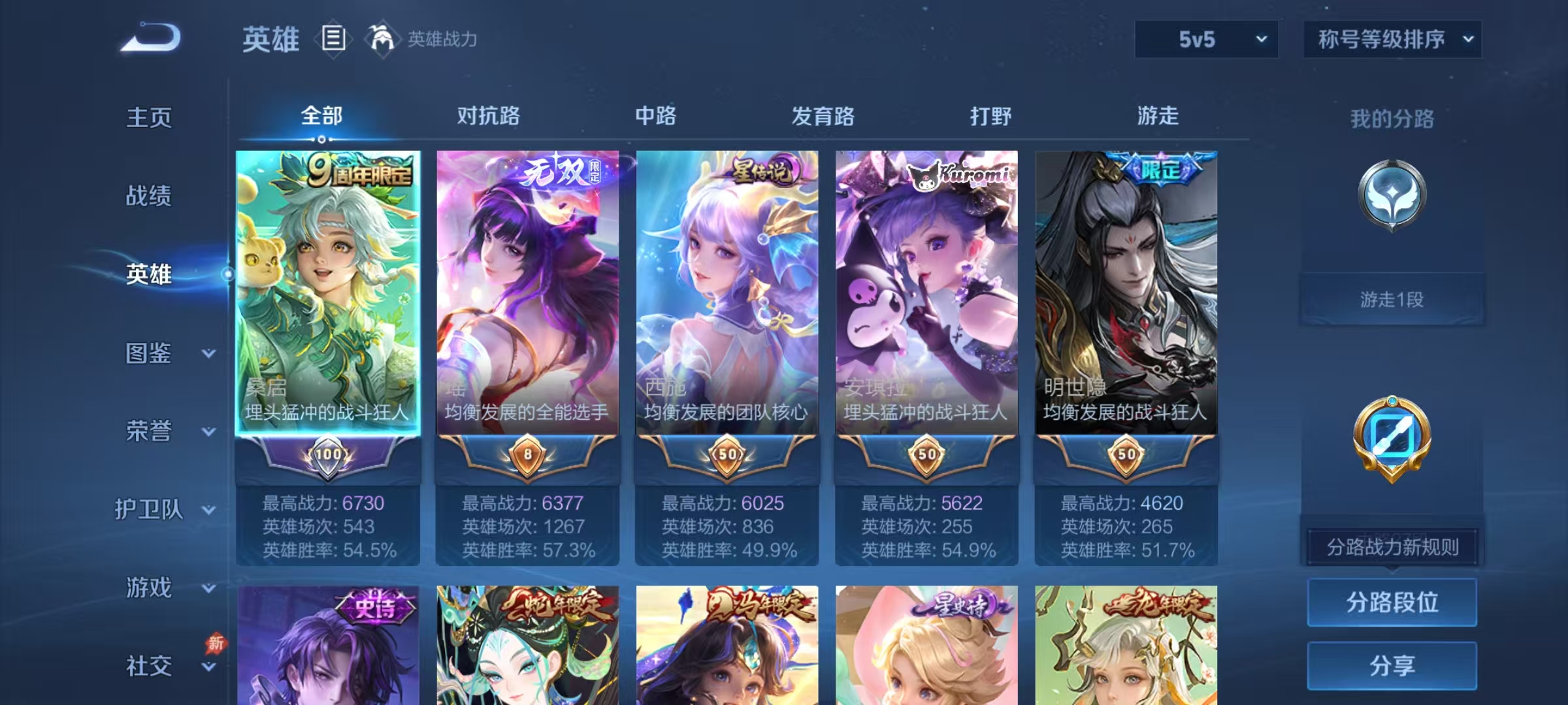 WZLX4284176王者荣耀账号详情图4 WZLX4284176王者荣耀账号详情图4