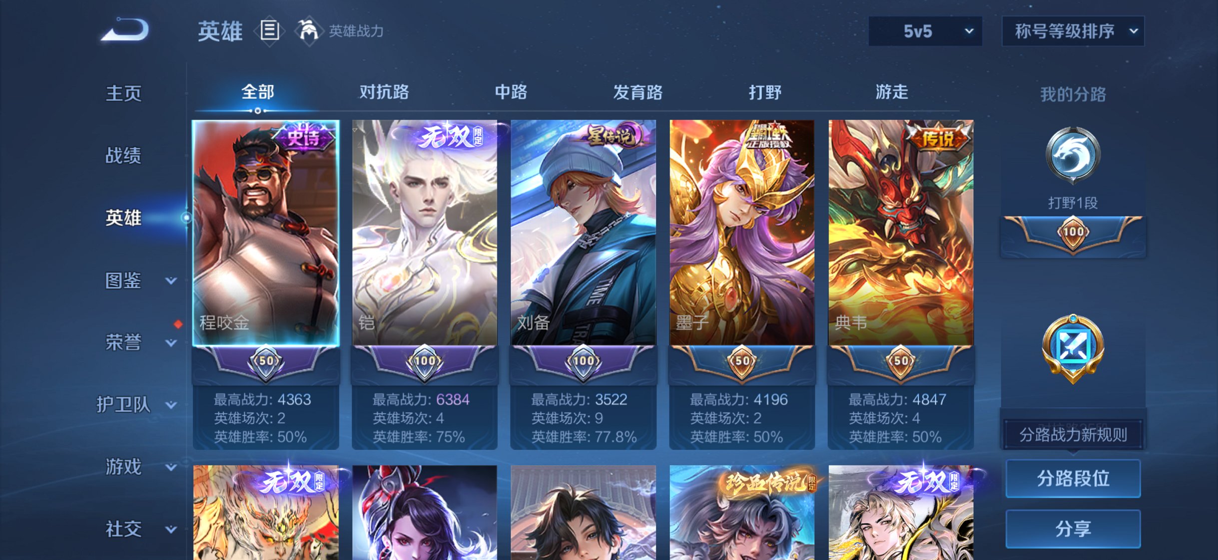 WZLX4290404王者荣耀账号详情图3