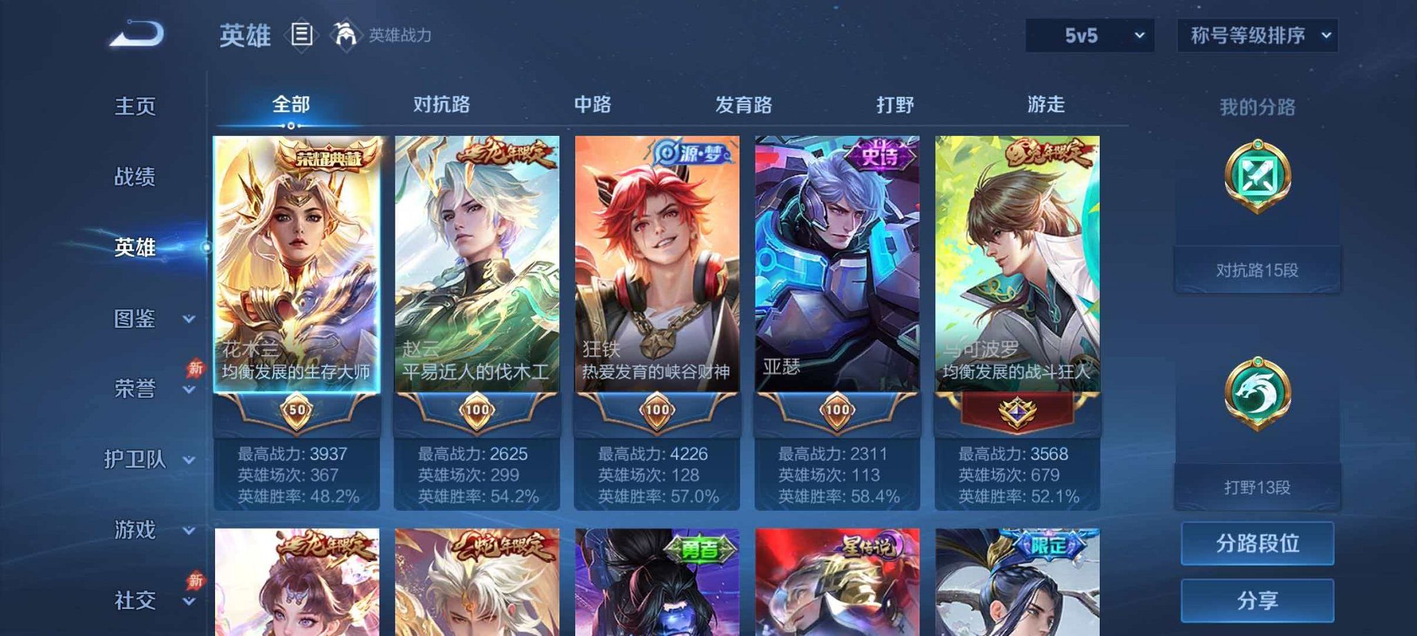 WZLX4290367王者荣耀账号详情图2