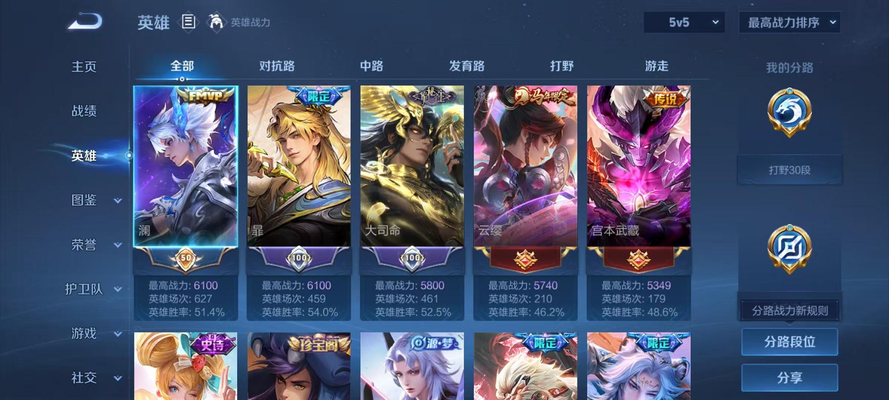 WZLX4288601王者荣耀账号详情图2