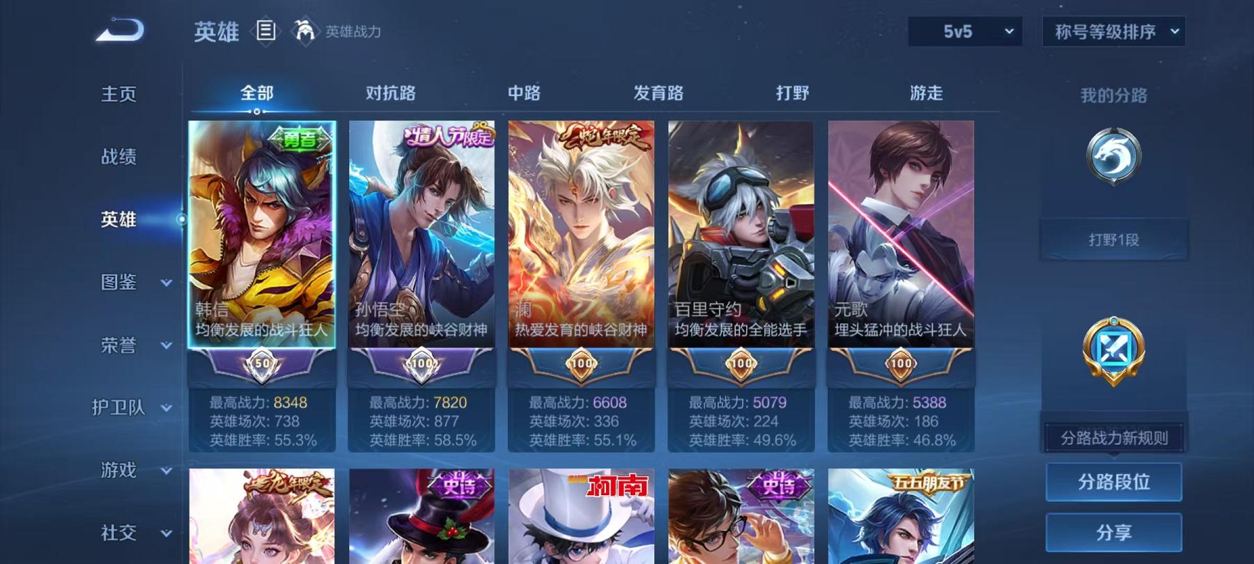 WZLX4288574王者荣耀账号详情图2 WZLX4288574王者荣耀账号详情图2