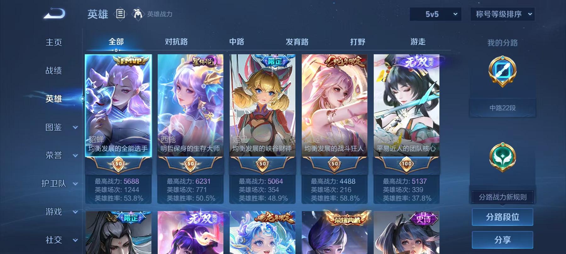 WZLX4309015王者荣耀账号详情图2