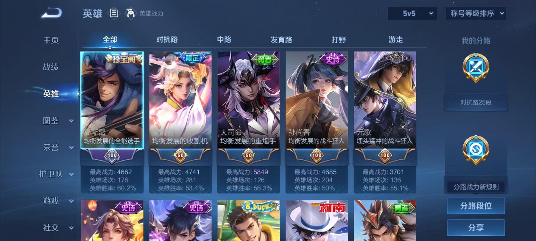 WZLX4309013王者荣耀账号详情图2