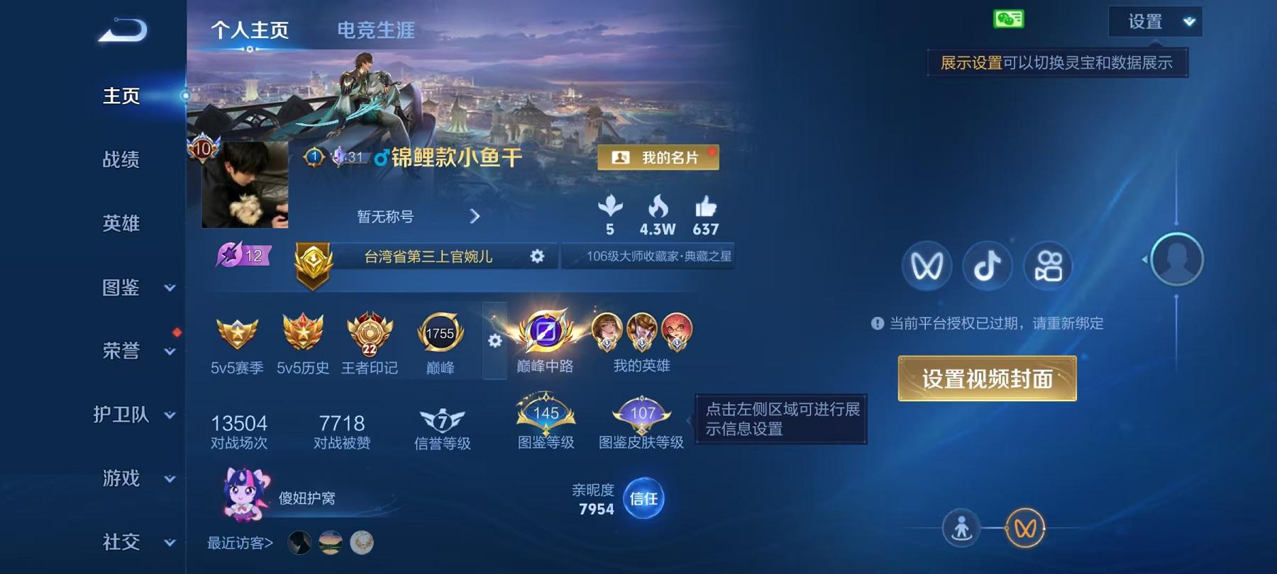 王者荣耀账号安卓VX【v10 534皮肤8水晶3无双6星元1珍品81传说小国婉儿女娲安琪拉5天幕63按键对抗29段打野37段中路51段发育31段】安卓V区-130英雄-534皮肤【8水晶】 武则天 拾光映像 弑枪猎影 赤