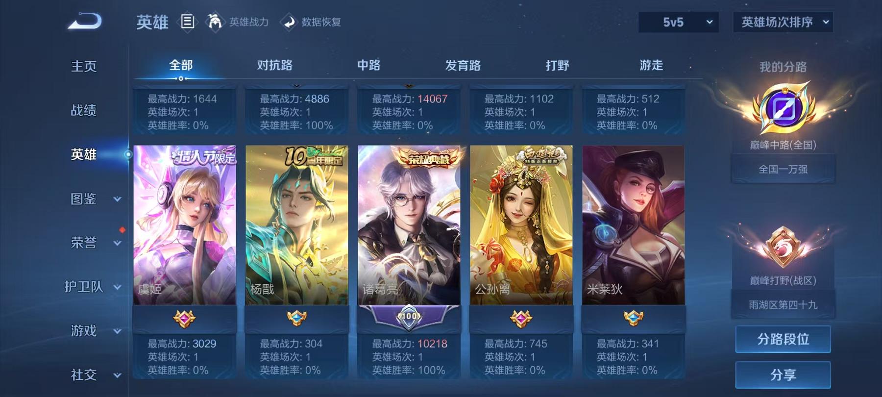 WZLX4309055王者荣耀账号详情图7