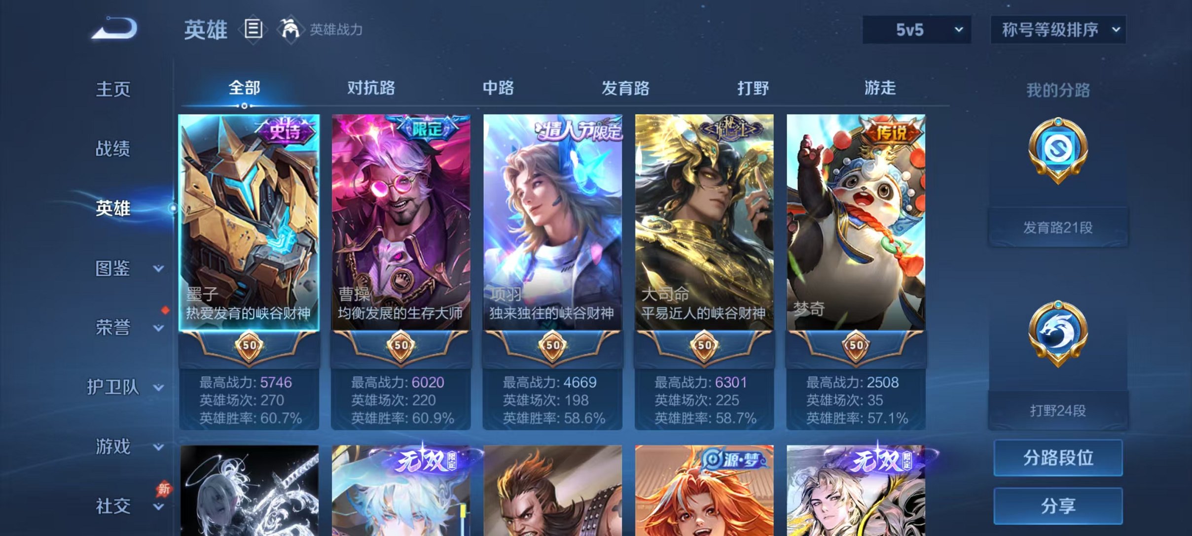 WZLX4310939王者荣耀账号详情图2