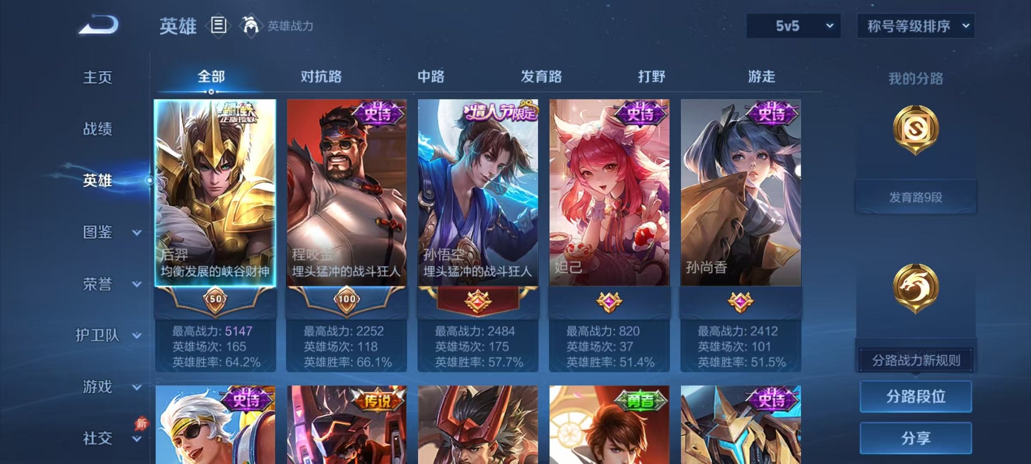 WZLX4321062王者荣耀账号详情图2