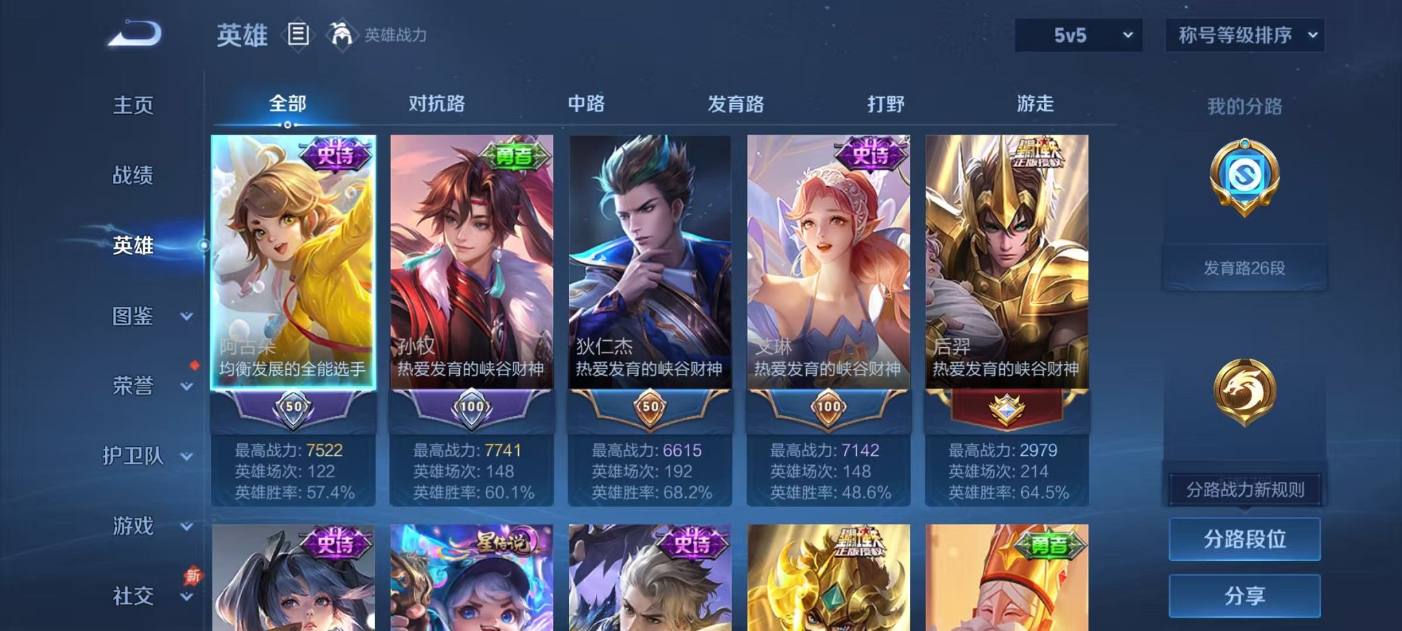 WZLX4324227王者荣耀账号详情图2