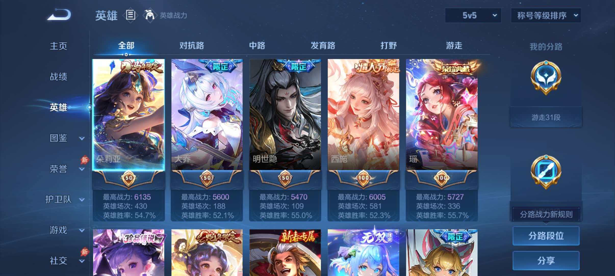 WZLX4335532王者荣耀账号详情图3