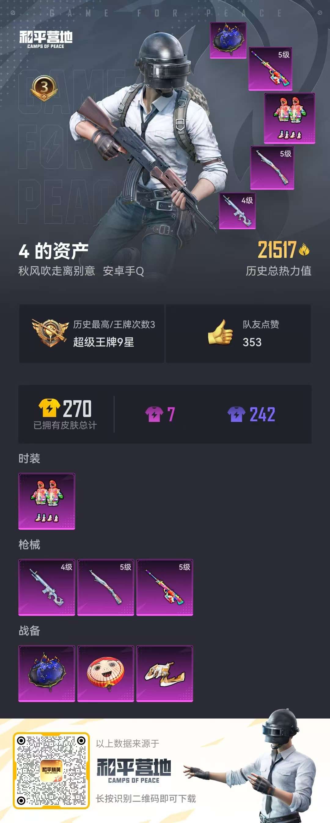 HPCMW3297700和平精英账号详情图8