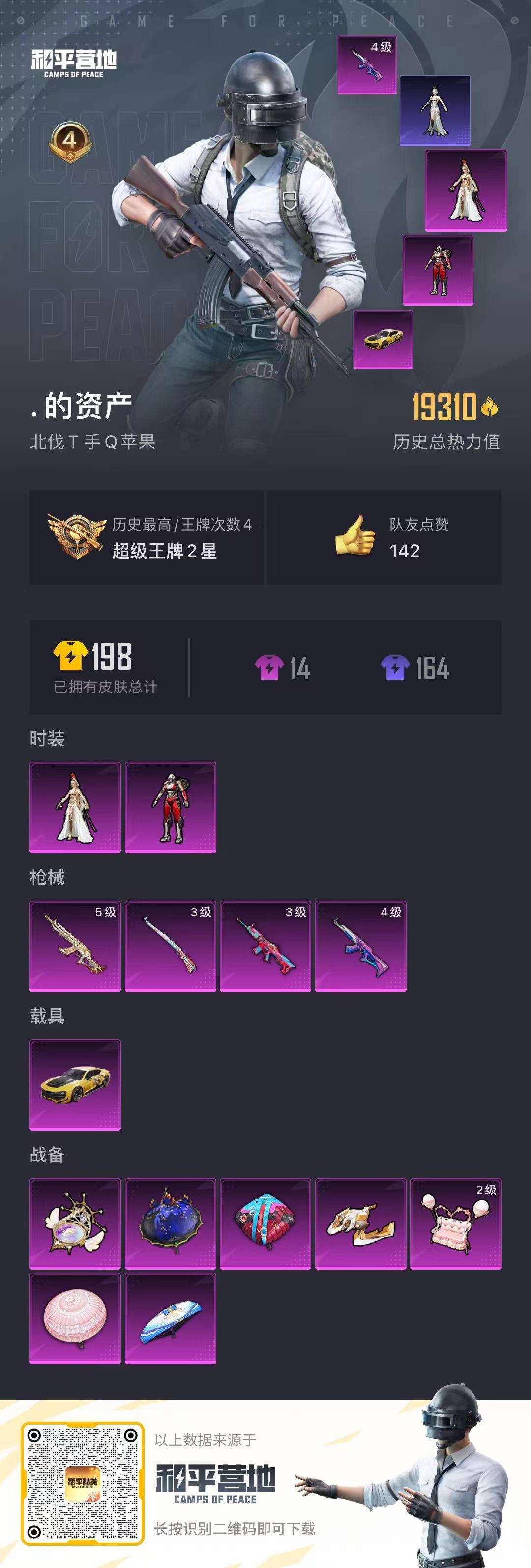 HPCMW3305761和平精英账号详情图2 HPCMW3305761和平精英账号详情图2