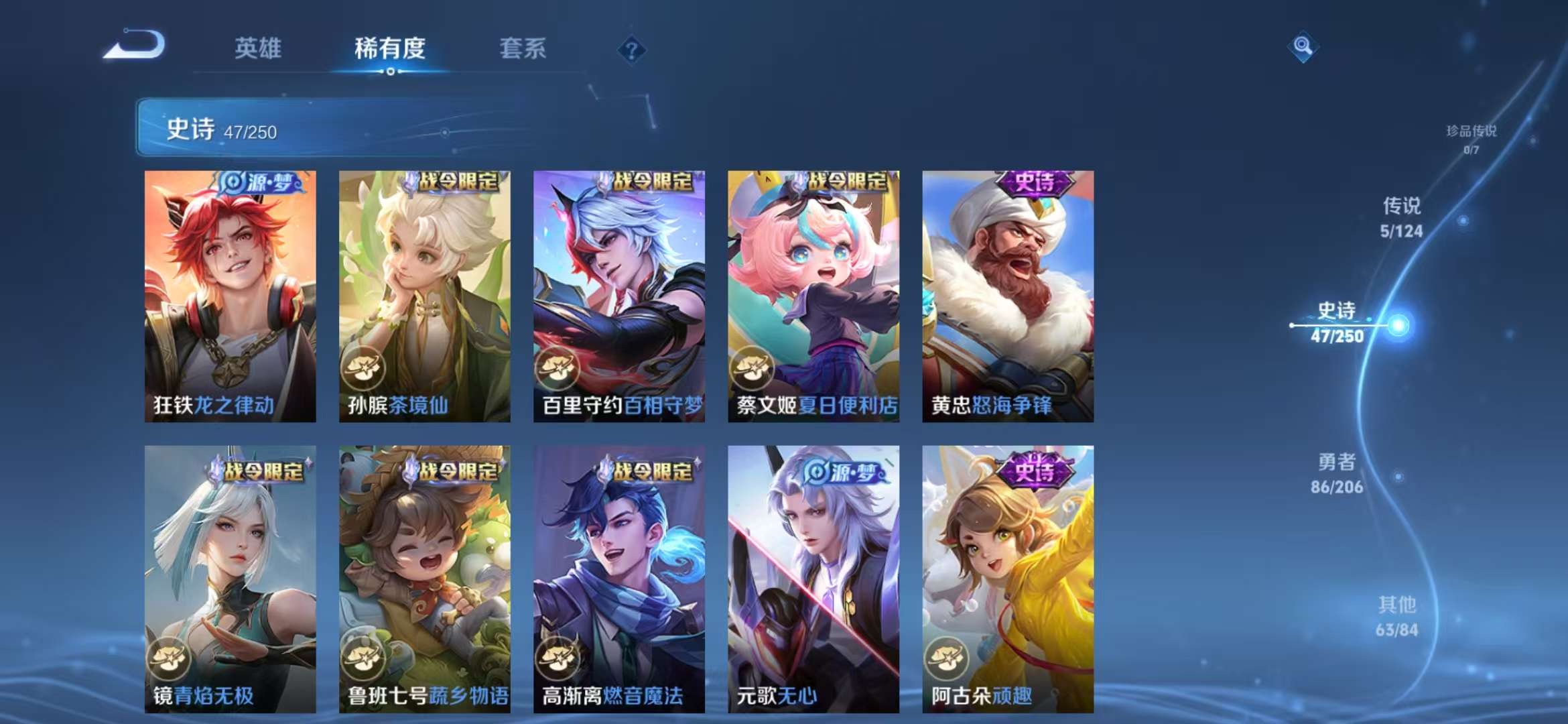 WZQM3153588王者荣耀账号详情图15 WZQM3153588王者荣耀账号详情图15