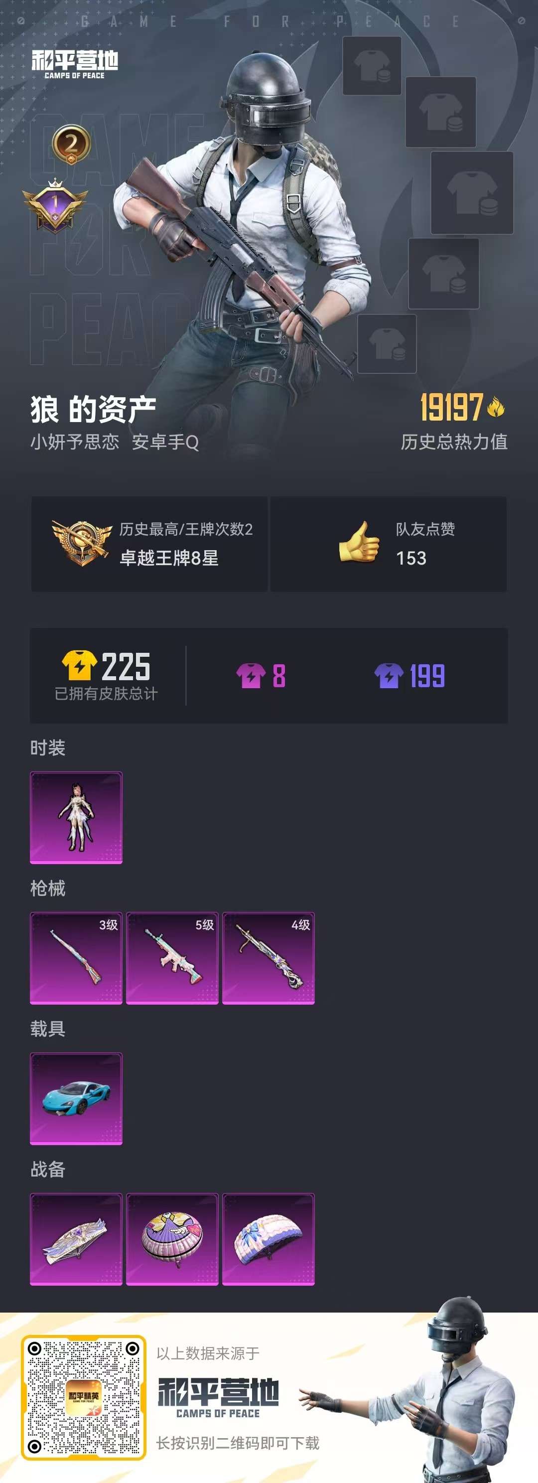 HPQM3254299和平精英账号详情图7 HPQM3254299和平精英账号详情图7