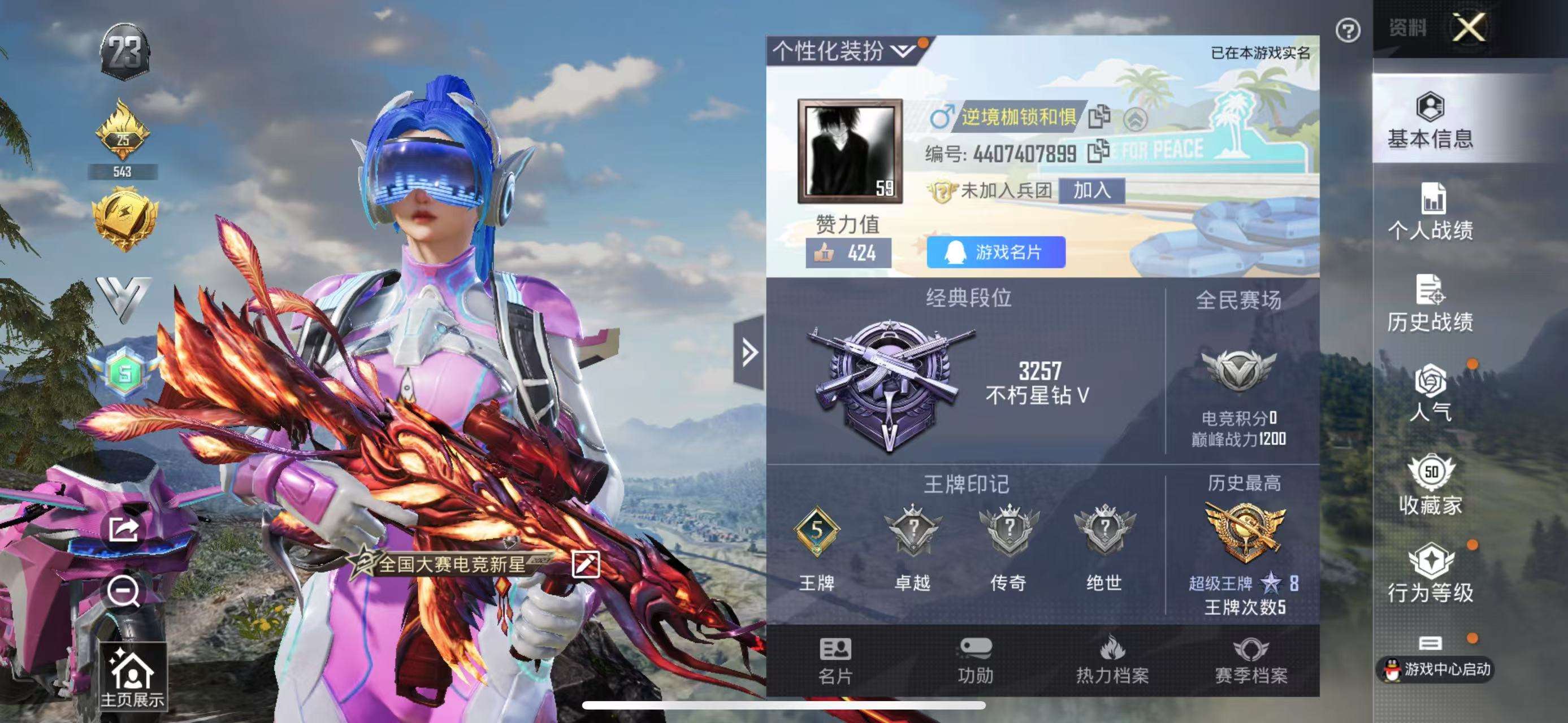 HPCMW3297628和平精英账号详情图3