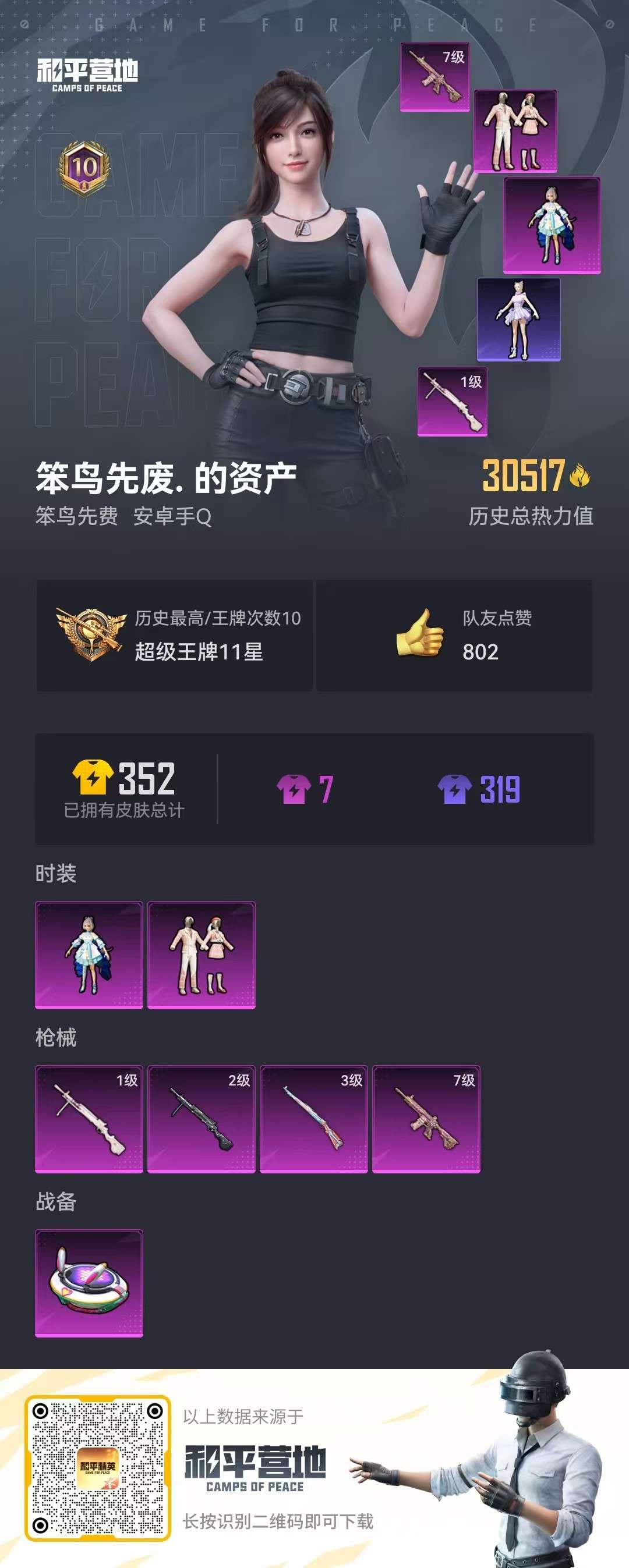 HPCMW3316356和平精英账号详情图9 HPCMW3316356和平精英账号详情图9