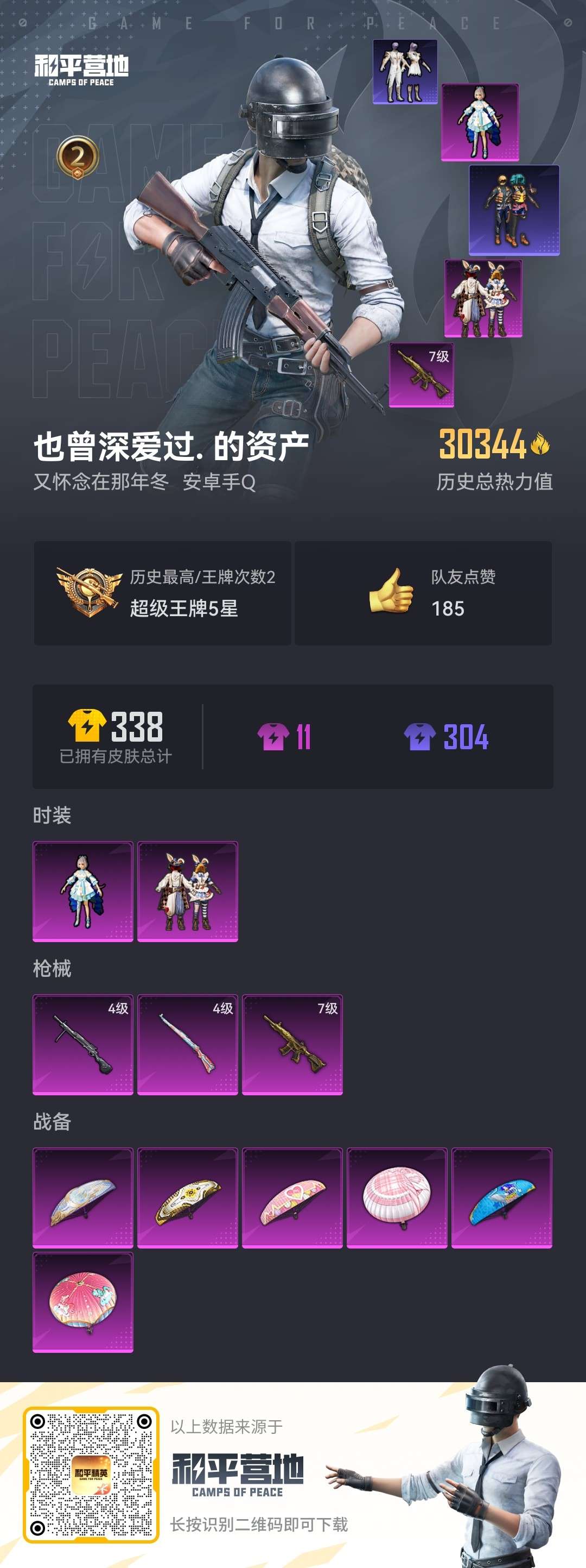 HPCMW3331487和平精英账号详情图9