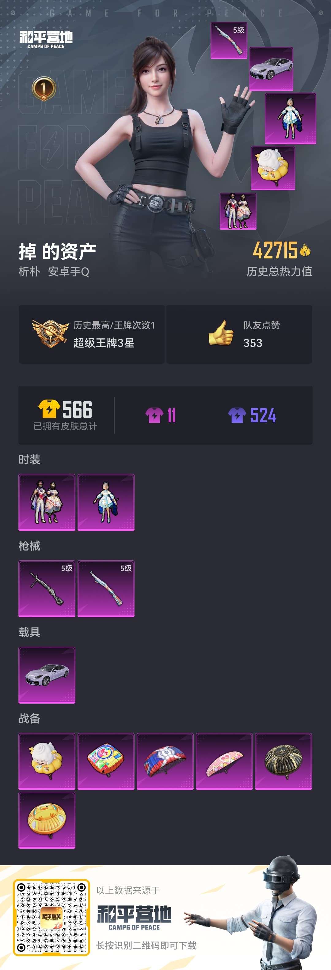 HPCMW3331637和平精英账号详情图10