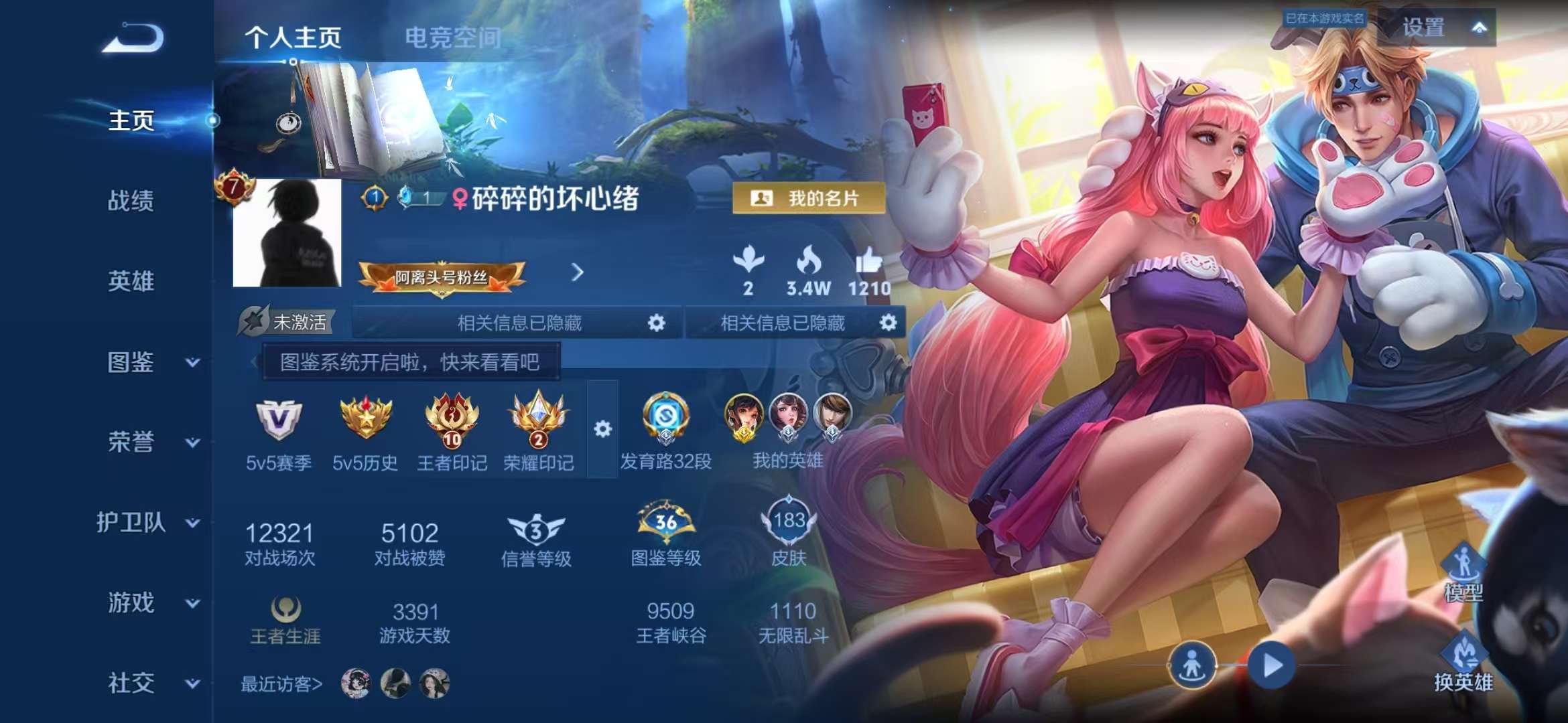 WZCMW3419060王者荣耀账号详情图2