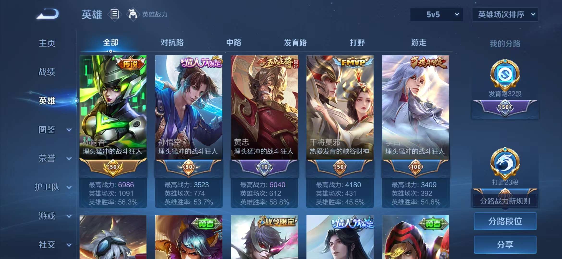 WZCMW3419060王者荣耀账号详情图3