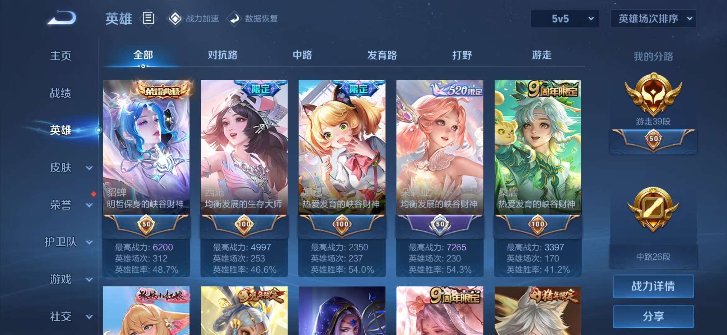 WZCMW3322584王者荣耀账号详情图4