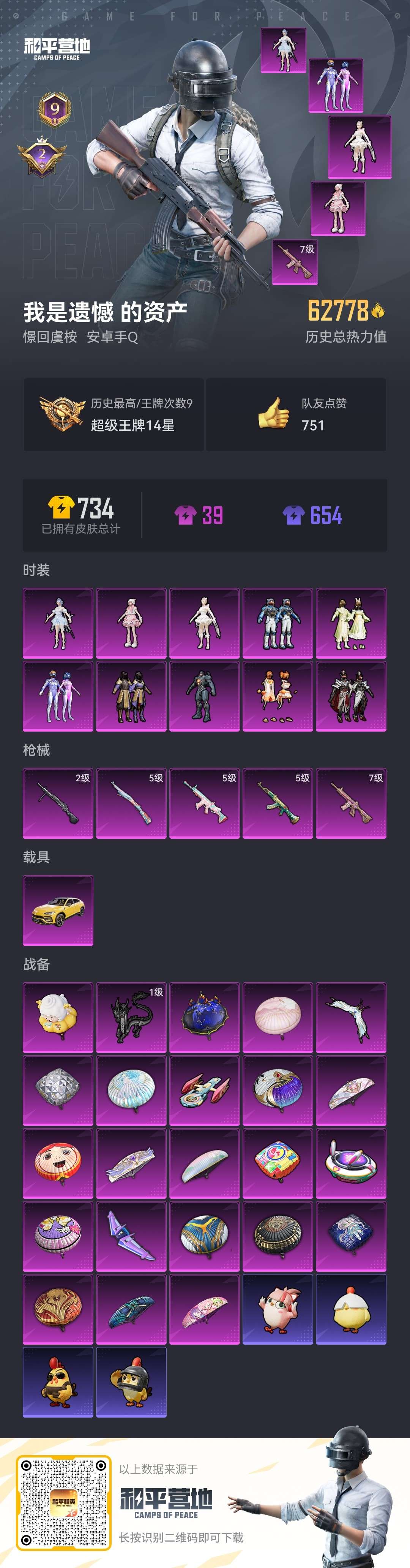 HPCMW3420916和平精英账号详情图13 HPCMW3420916和平精英账号详情图13