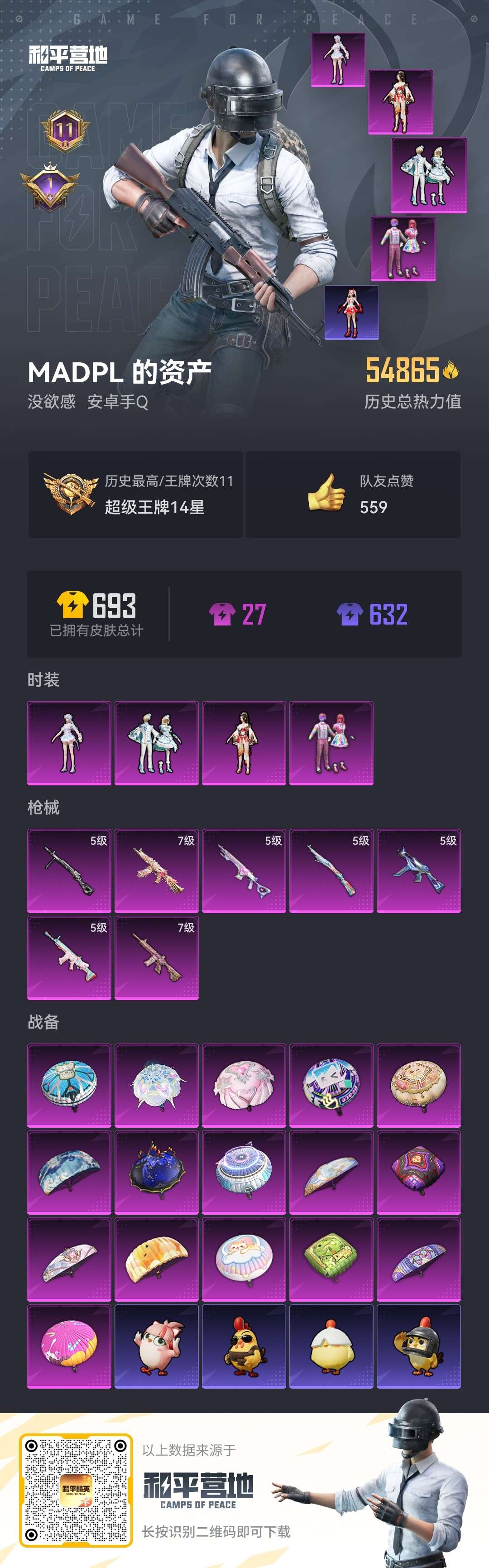 HPCMW3420233和平精英账号详情图13 HPCMW3420233和平精英账号详情图13