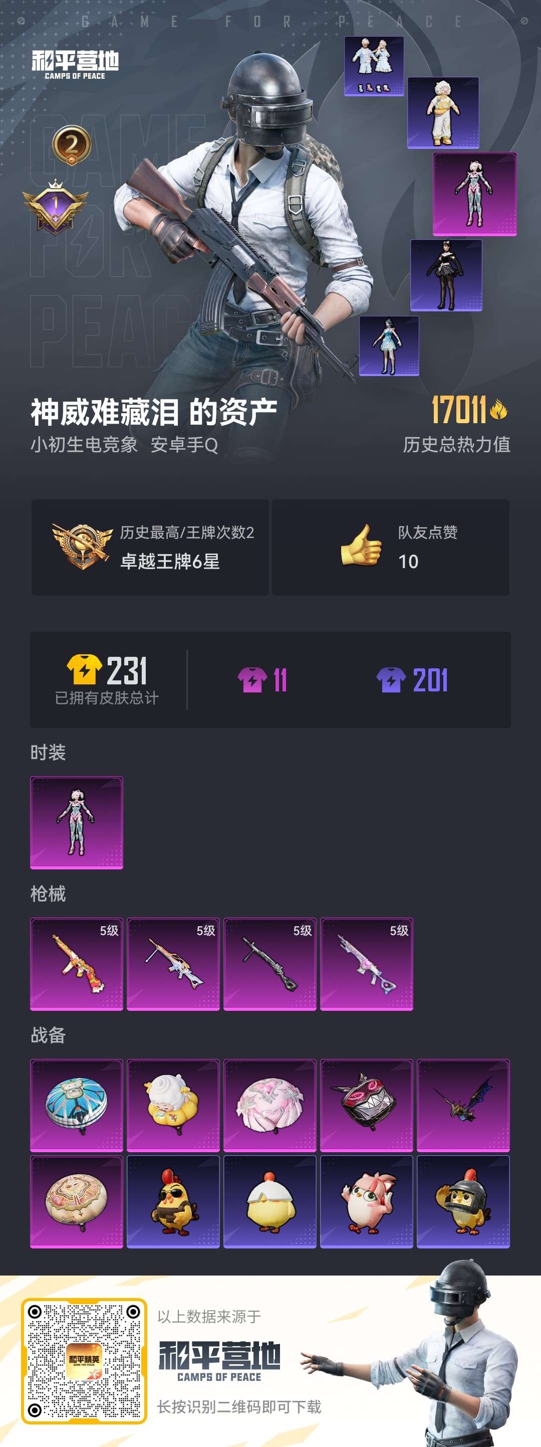 HPCMW3420238和平精英账号详情图9 HPCMW3420238和平精英账号详情图9