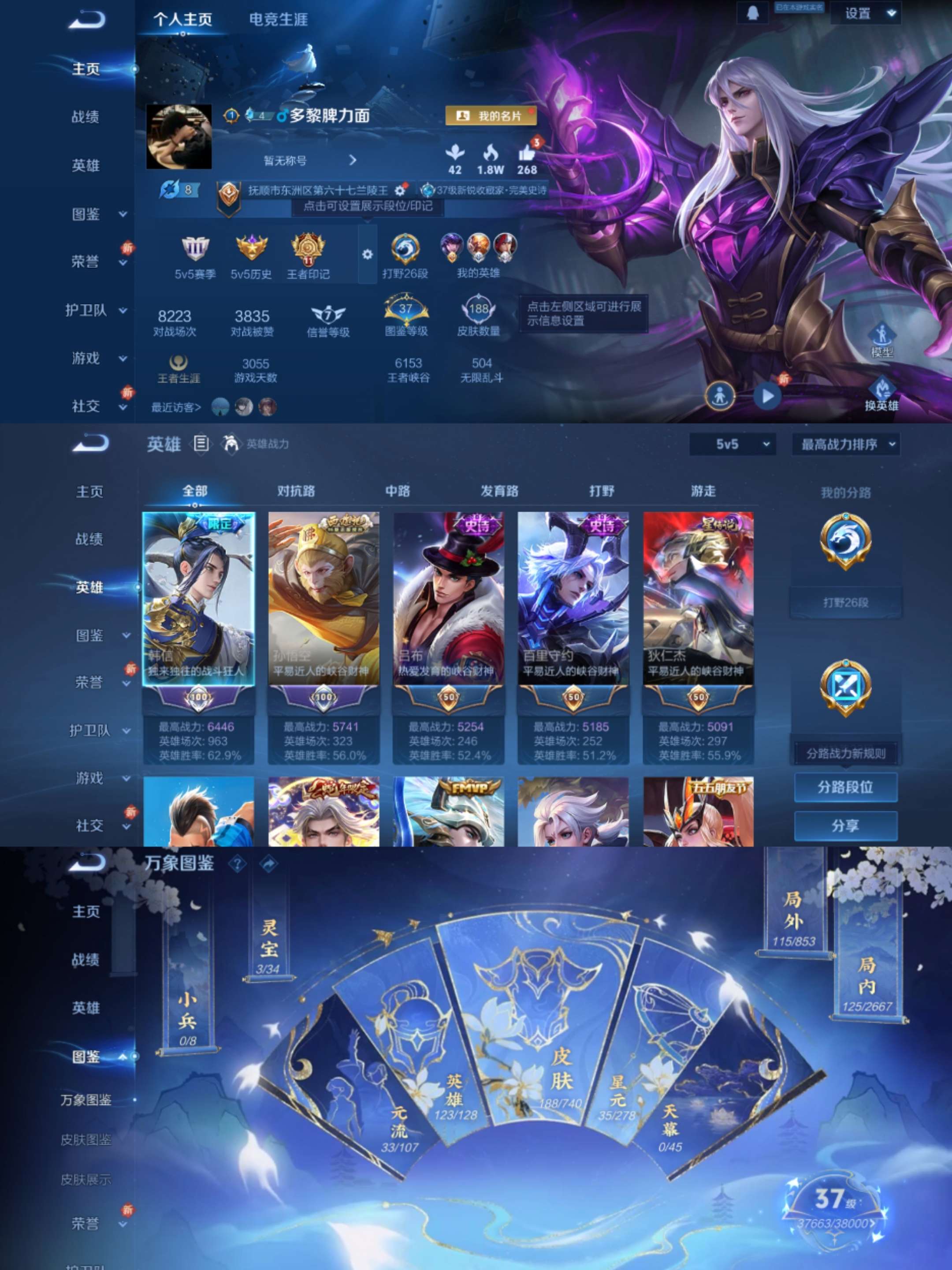 WZCMW3387122王者荣耀账号详情图2