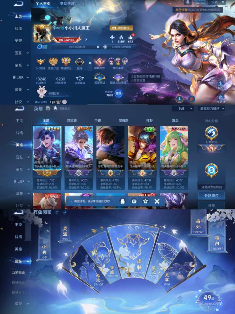 WZCMW3353363王者荣耀账号详情图2